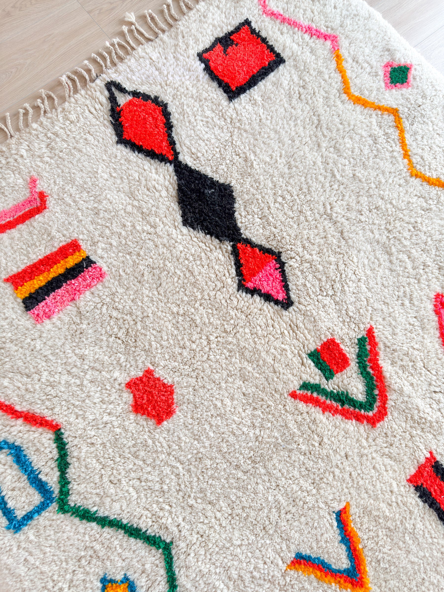 Colorful Berber rug 188 x 280 cm - no. 2155