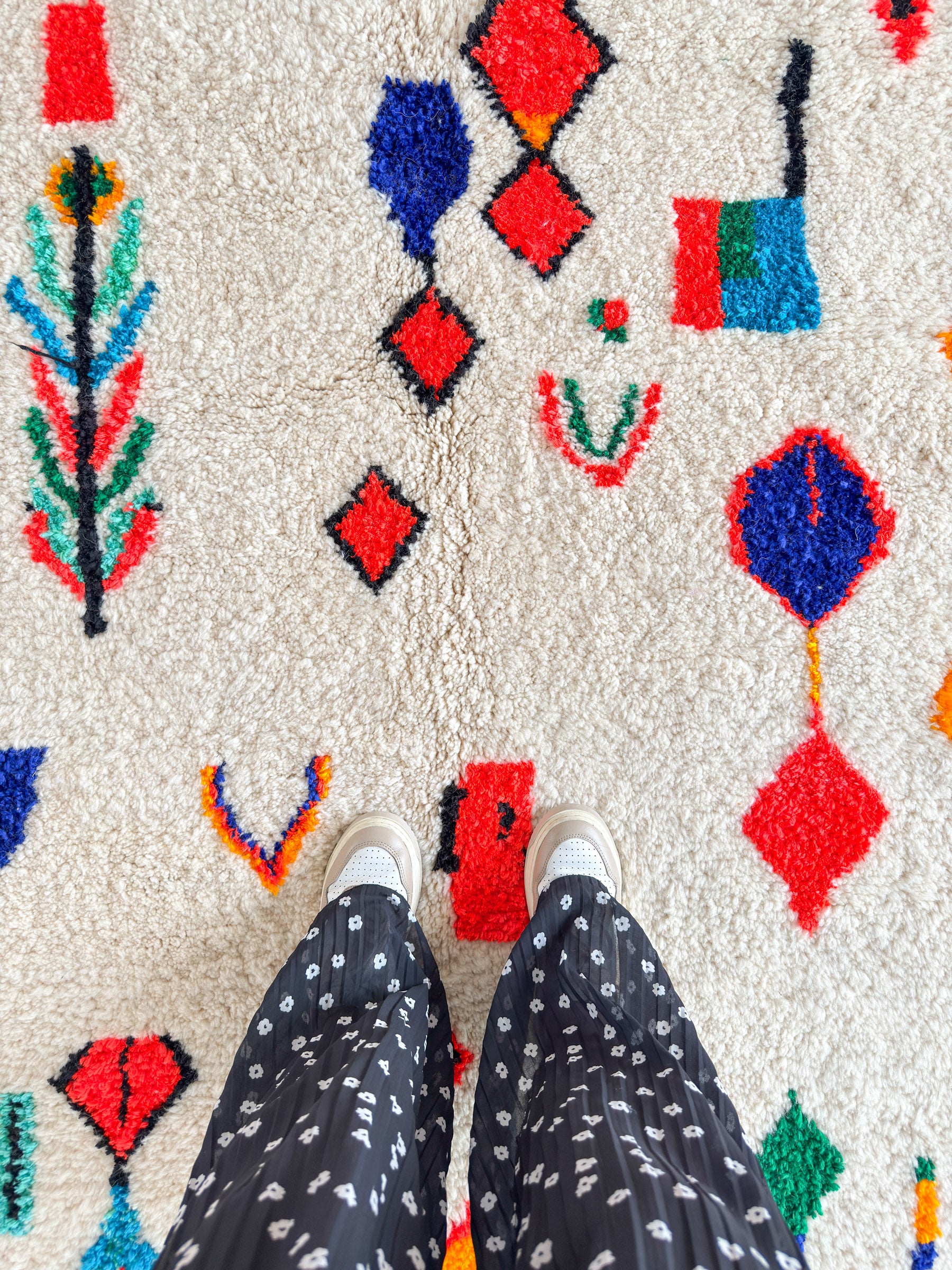 Colorful Berber rug 146 x 269 cm - n°2113