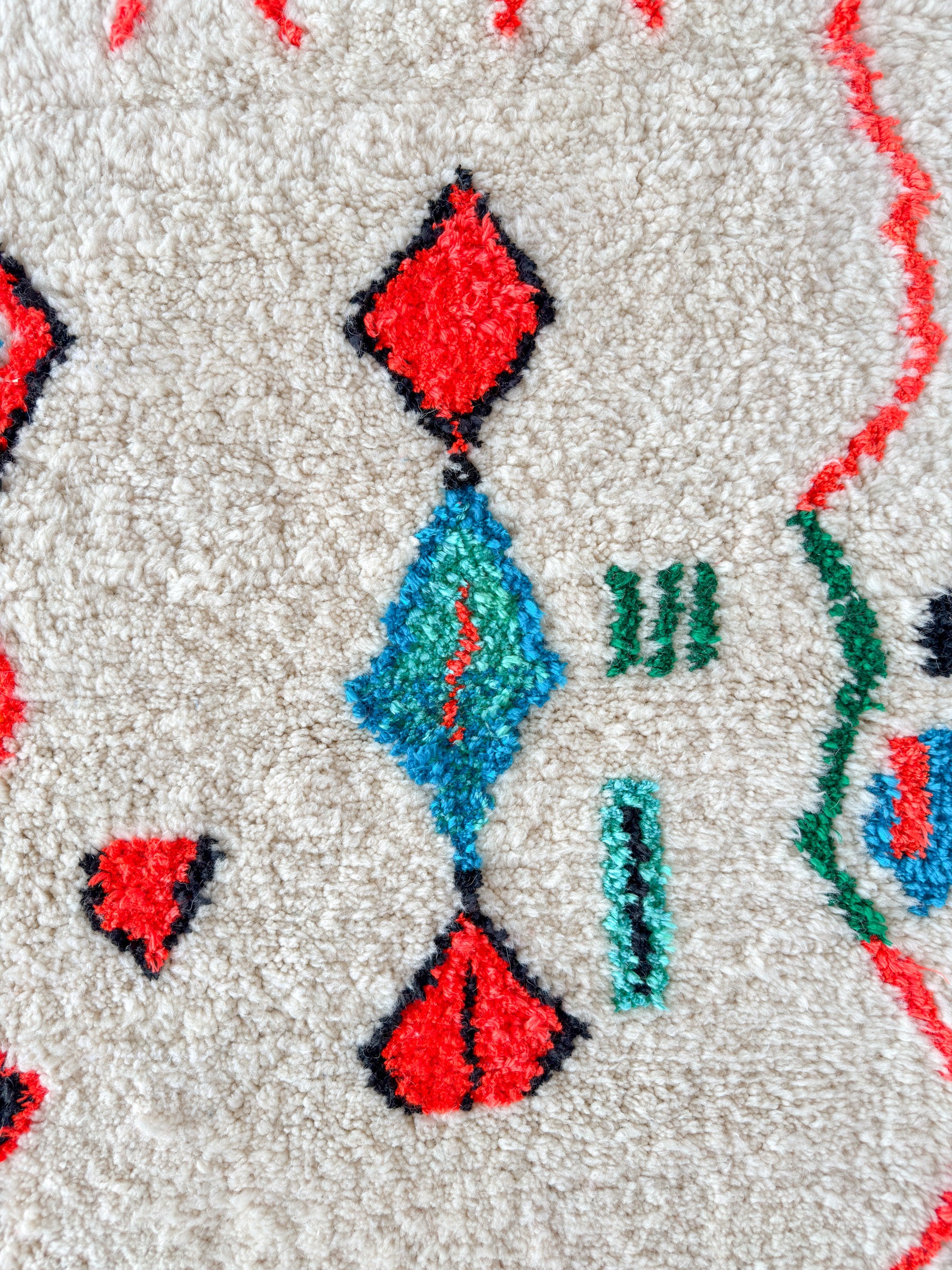 Farbenfroher Berberteppich 146 x 269 cm - Nr. 2113