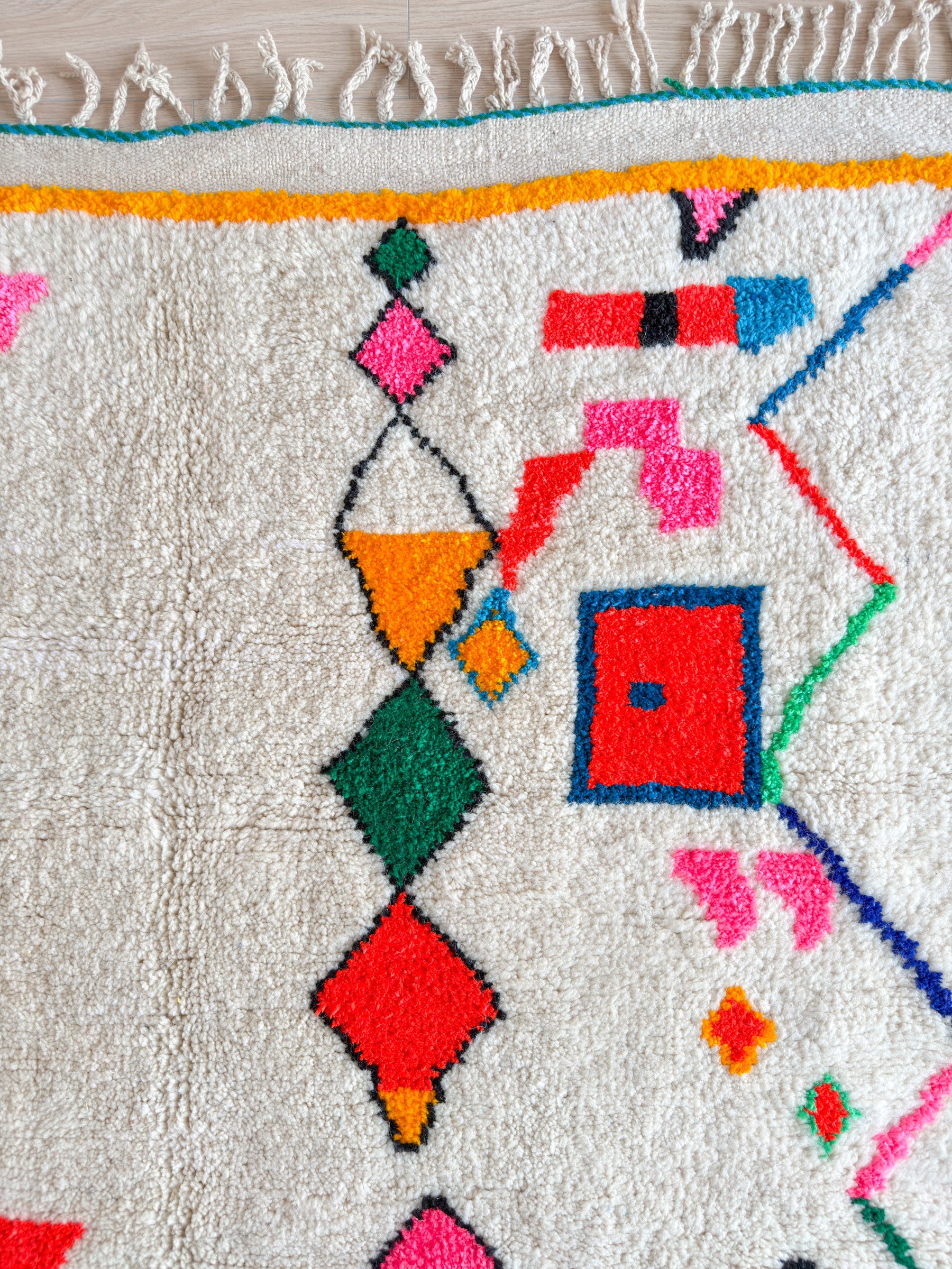 Colorful Berber rug 149 x 274 cm - no. 2131