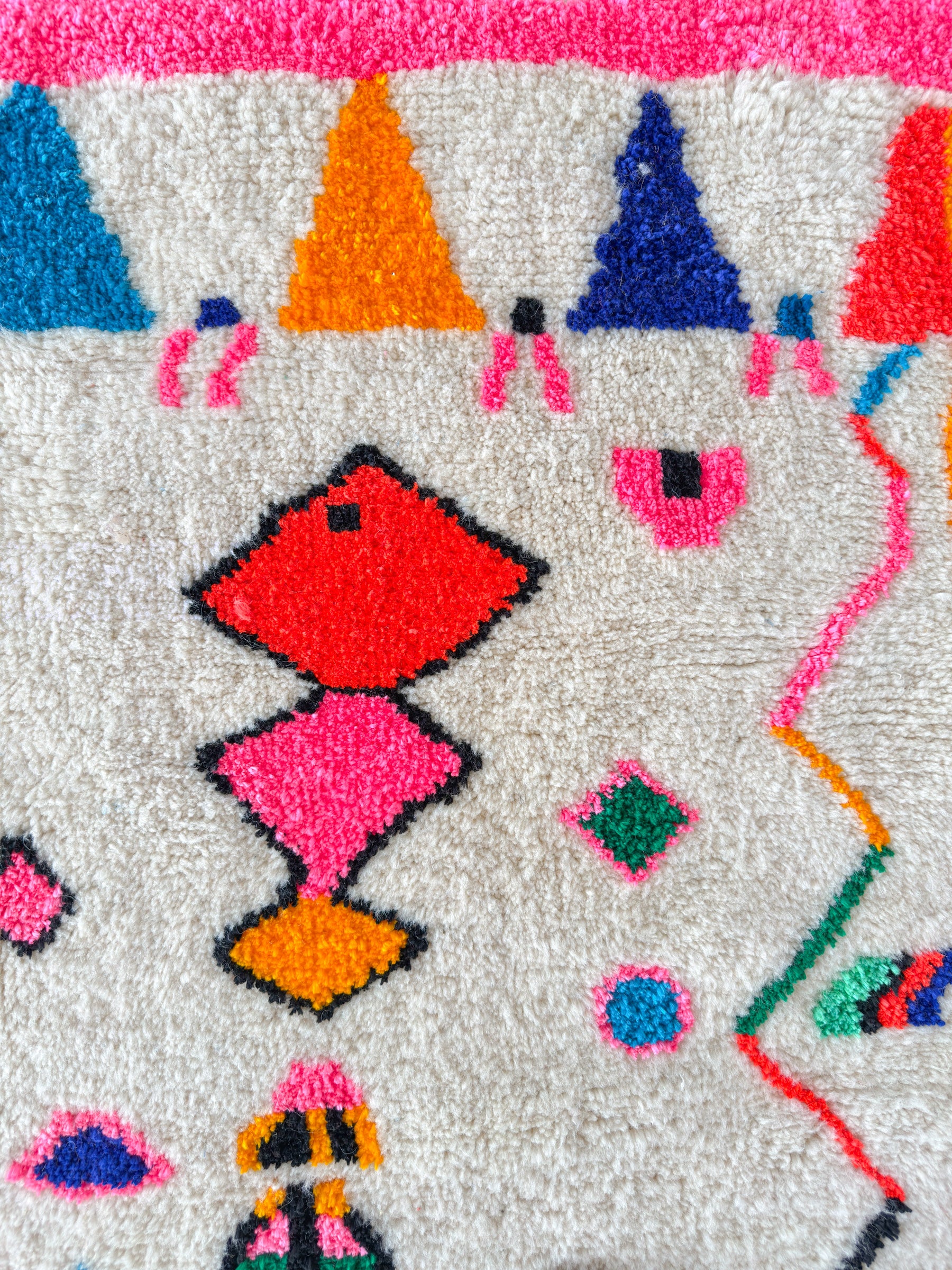 Colorful Berber rug 149 x 274 cm - no. 2131