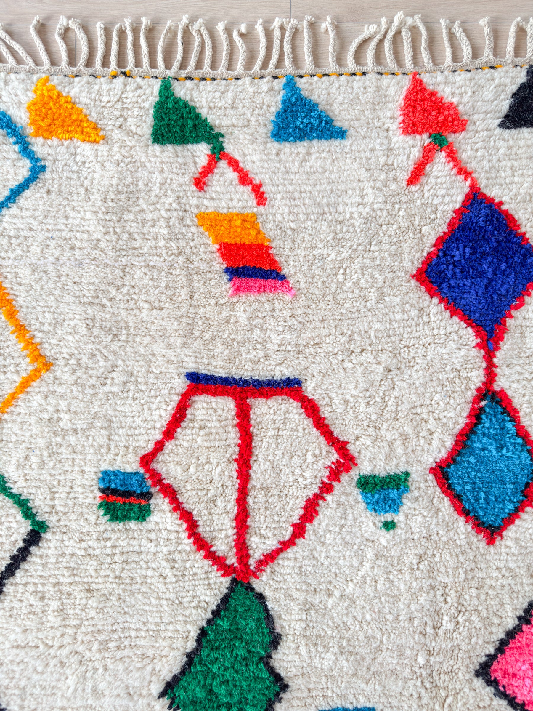 Colorful Berber rug 159 x 261 cm - no. 2197