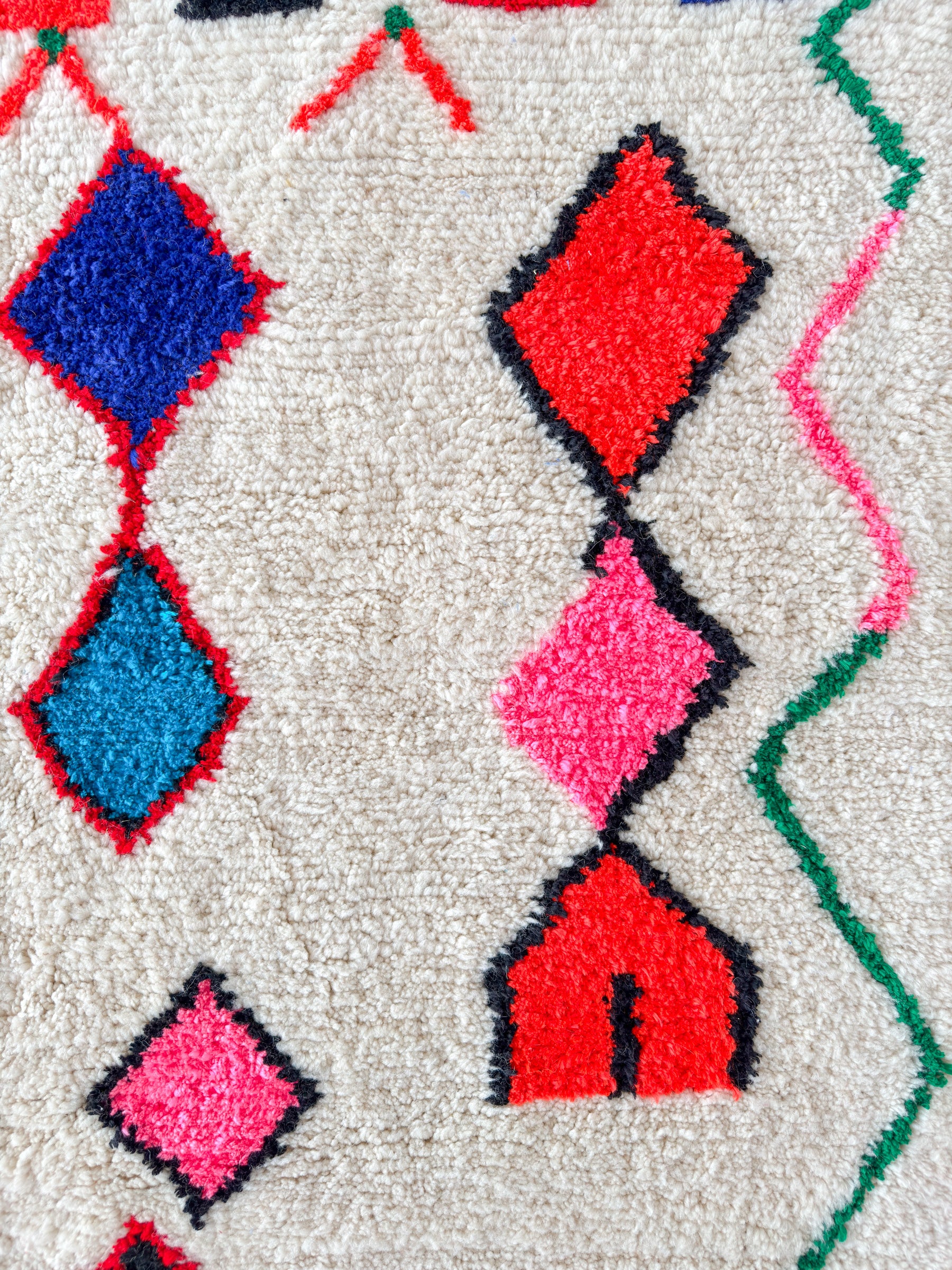 Colorful Berber rug 159 x 261 cm - no. 2197