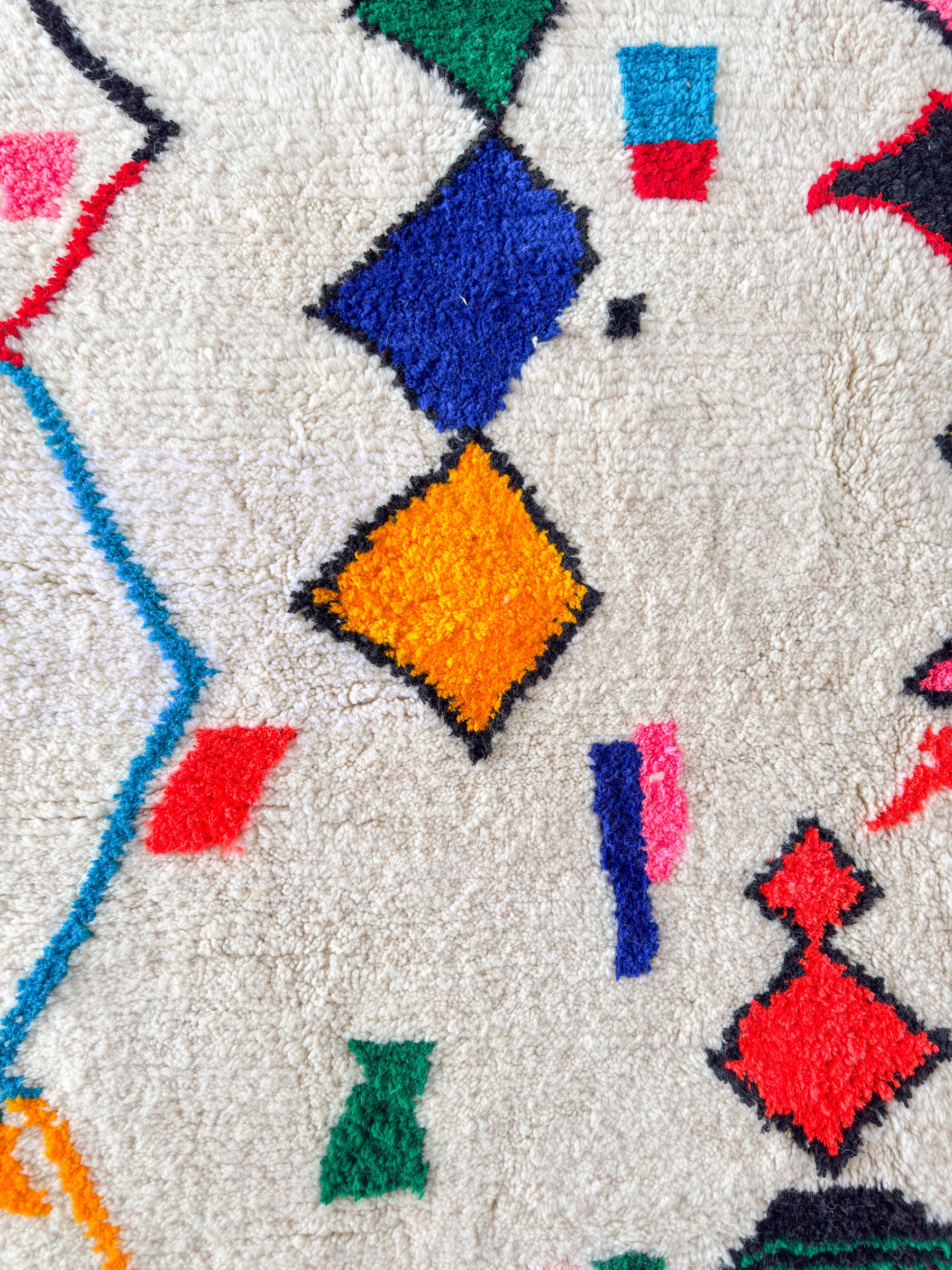 Colorful Berber rug 159 x 261 cm - no. 2197