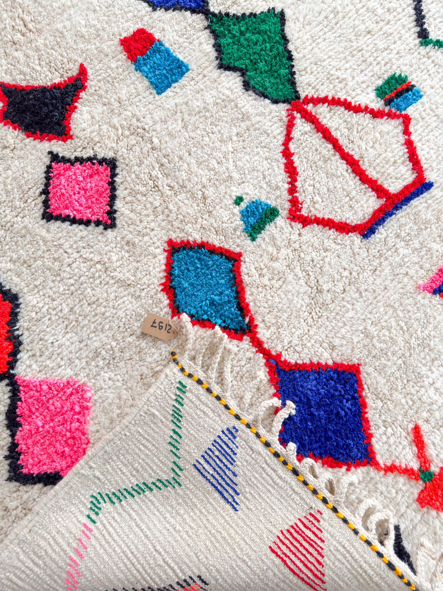 Colorful Berber rug 159 x 261 cm - no. 2197