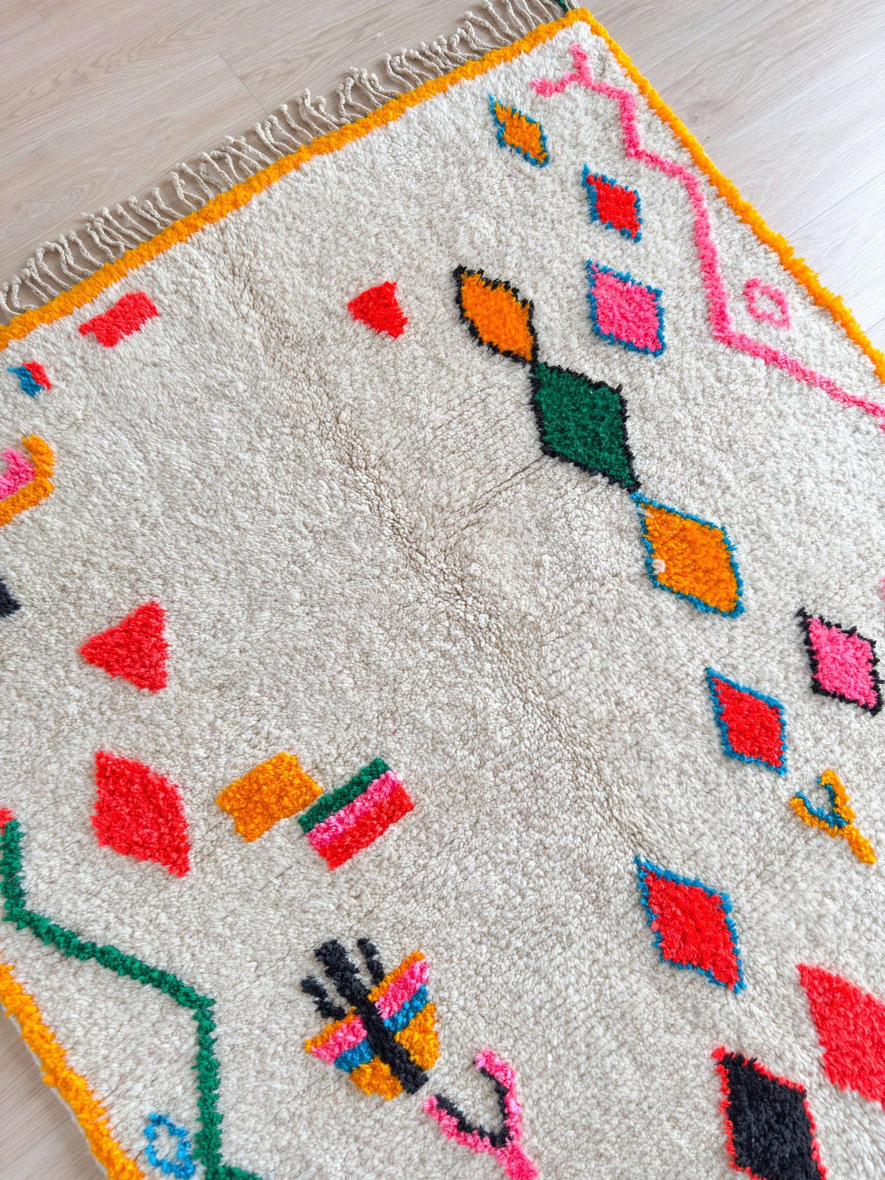 Colorful Berber rug 146 x 267 cm - no. 2134