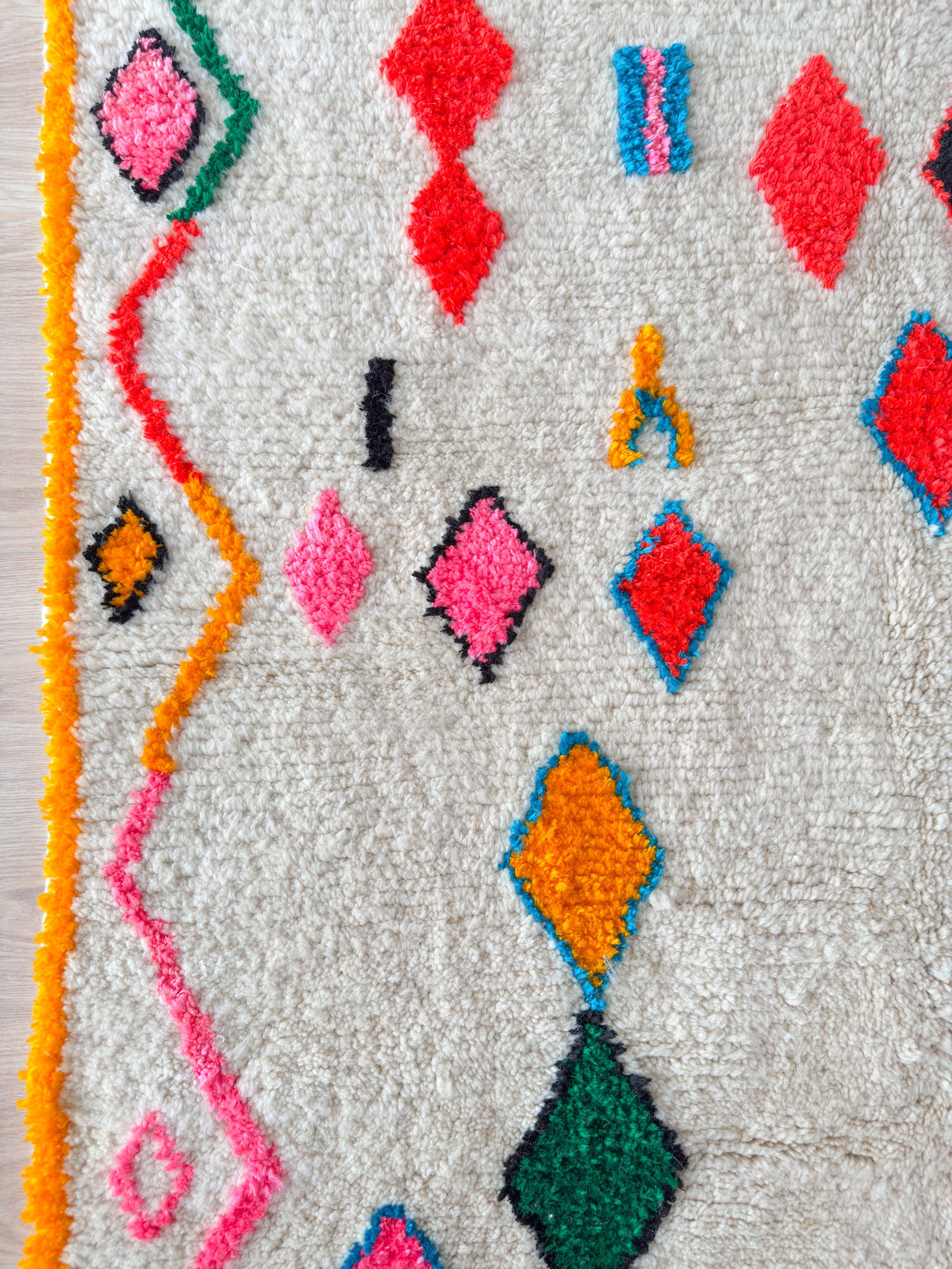 Colorful Berber rug 146 x 267 cm - no. 2134