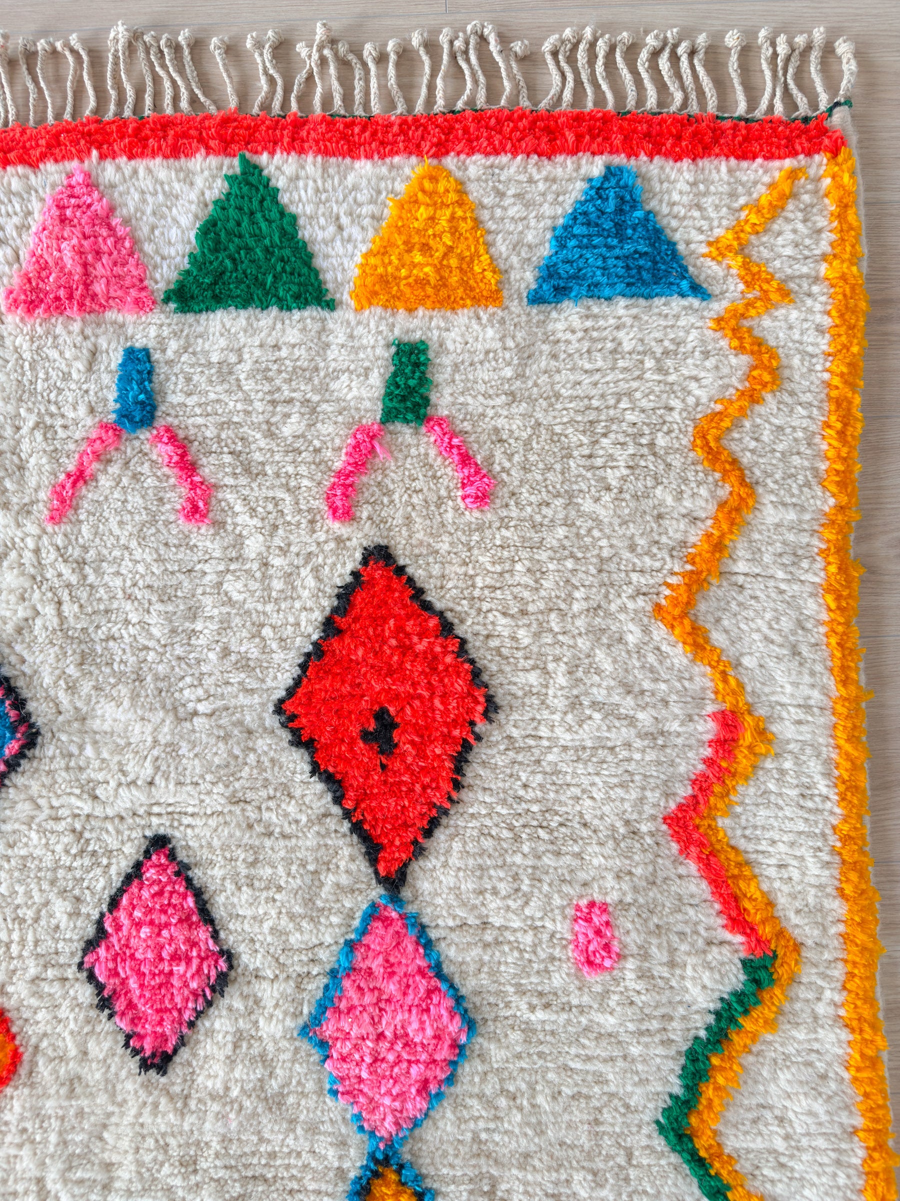 Colorful Berber rug 146 x 267 cm - no. 2134