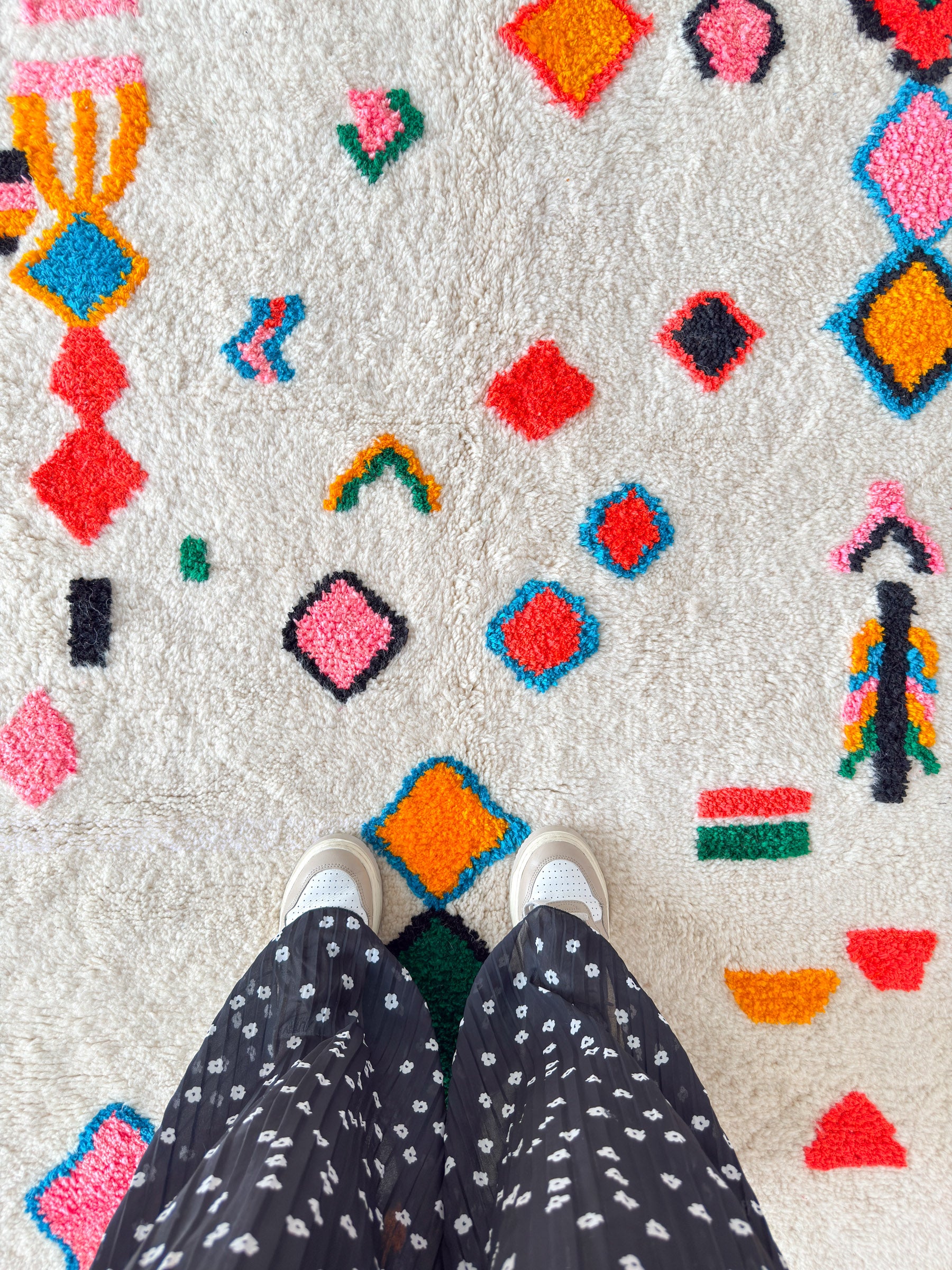 Bunter Berberteppich 158 x 269 cm - Nr. 2166