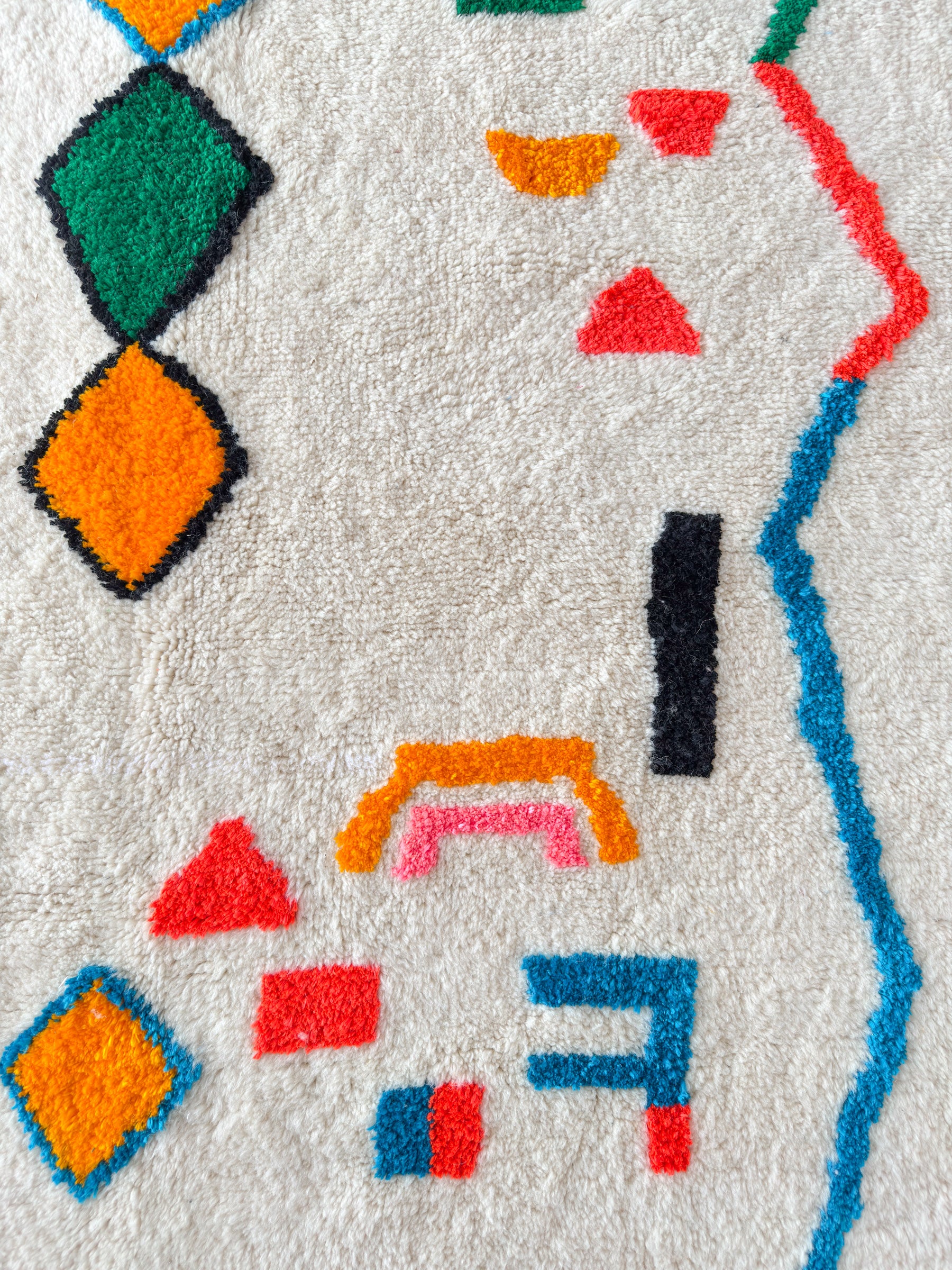 Bunter Berberteppich 158 x 269 cm - Nr. 2166