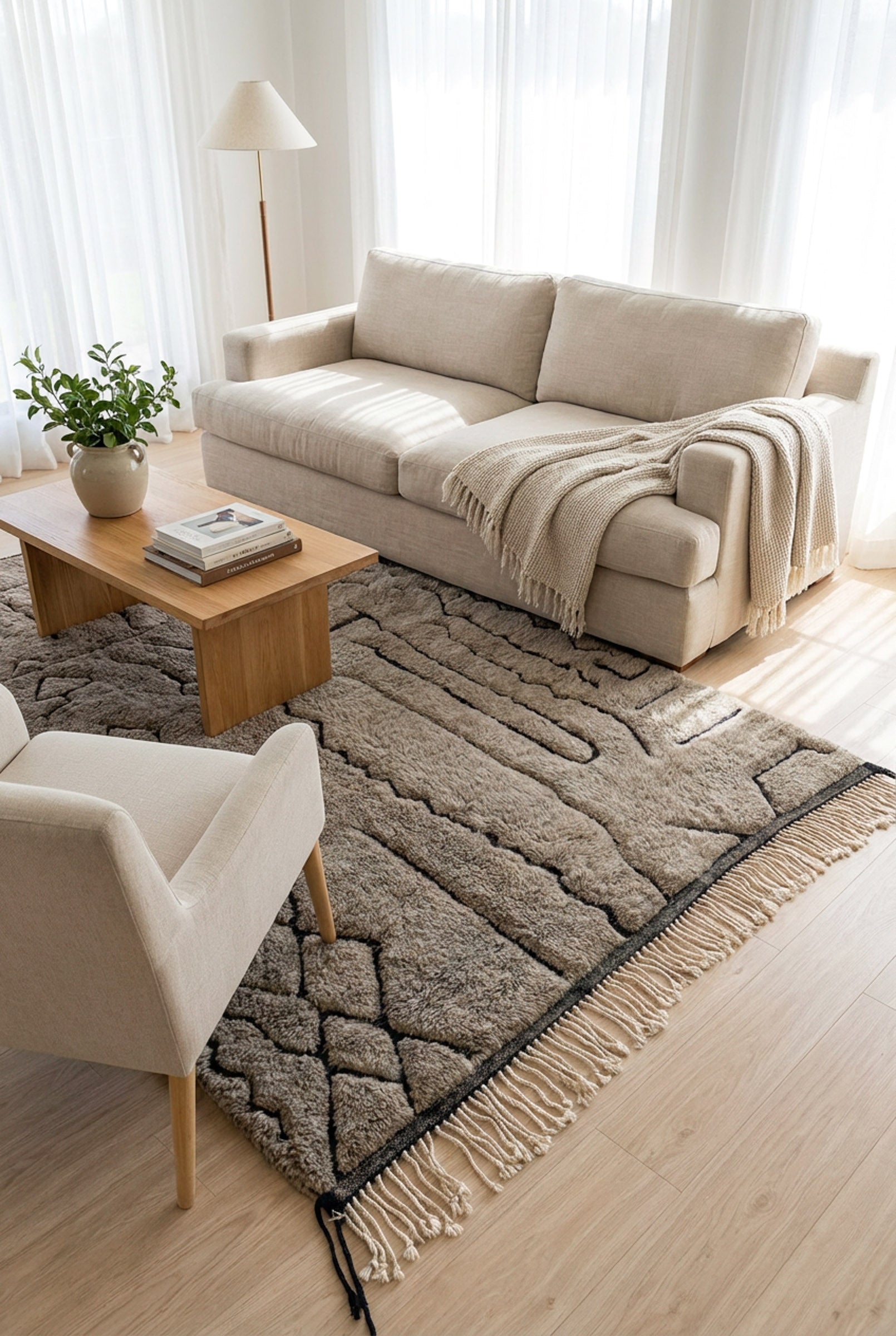 Tapis M'rirt 204 x 325 cm - n°1996