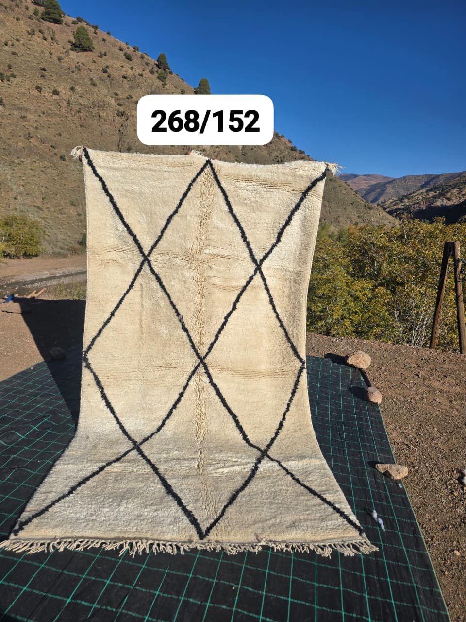 Beni Ouarain Teppich 150 x 280 cm – Nr. 2517