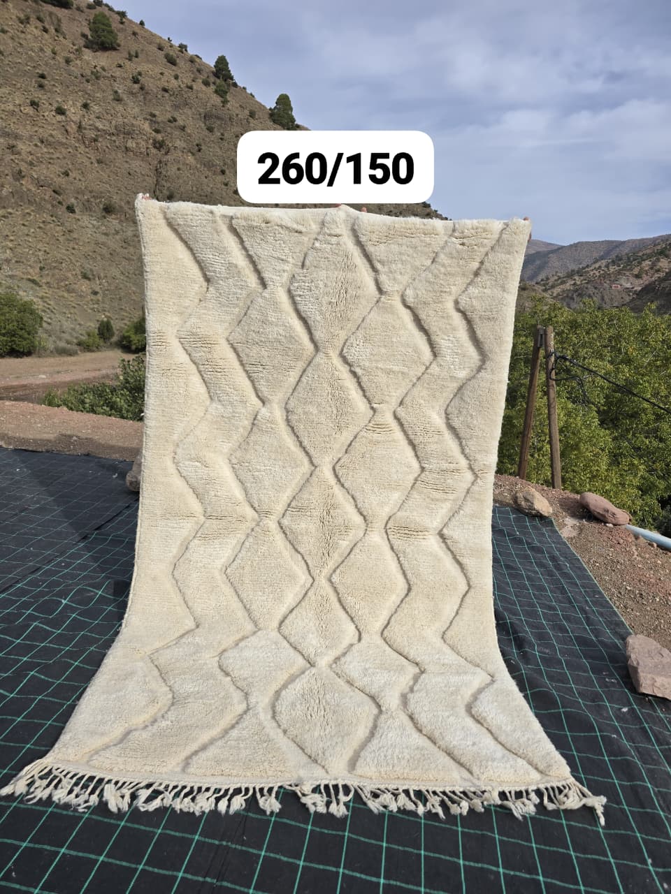 Beni Ouarain rug 151 x 275 cm - n°2535