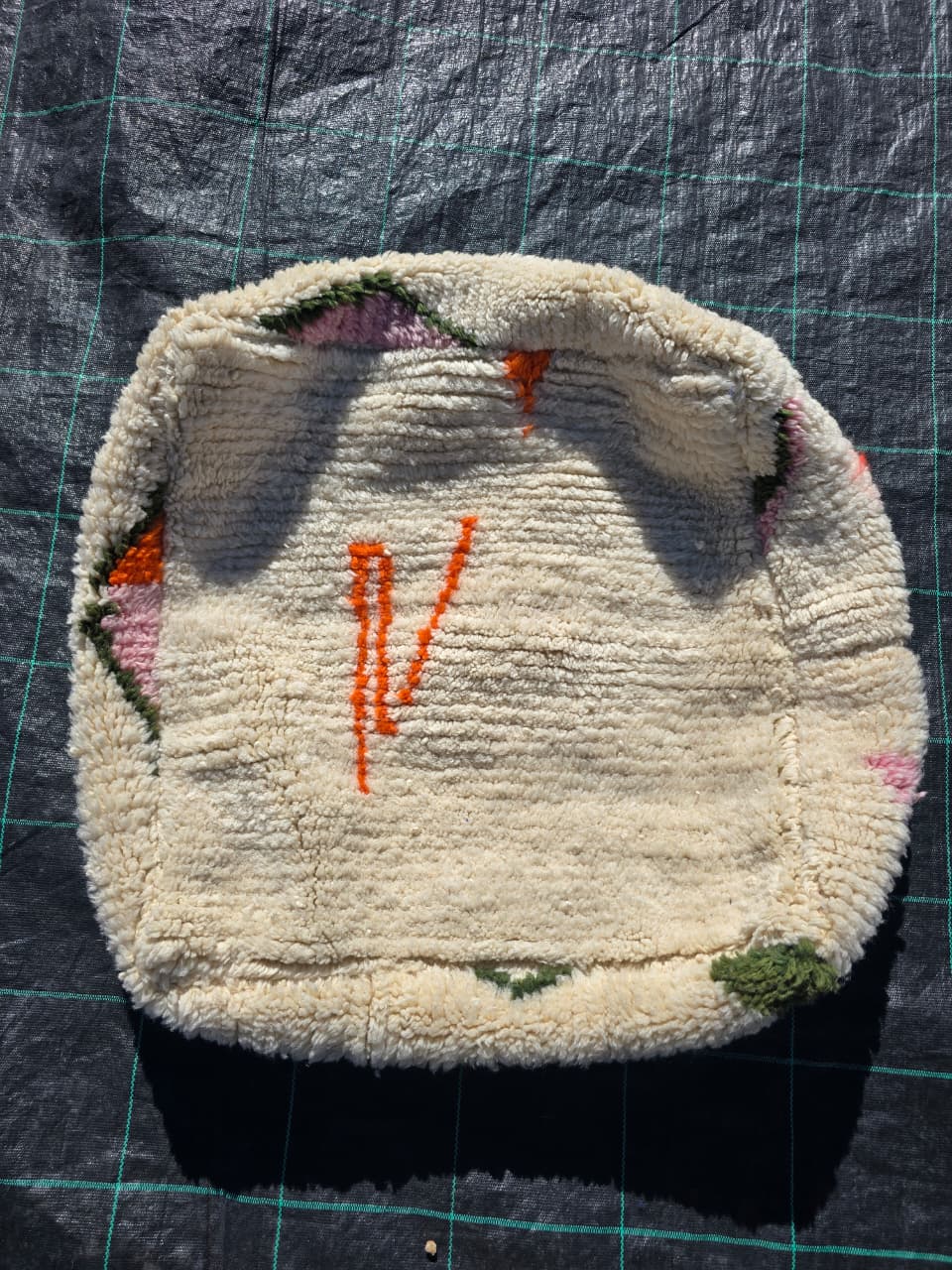 Marokkalainen rahi, värikkäs berberirahi - 60 x 60 cm - n°94