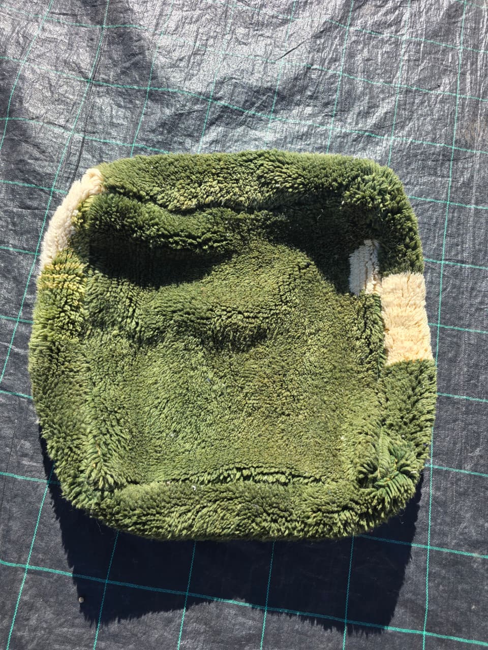 Marokkolainen rahi, värillinen berberirahi - 60 x 60 cm - n°105