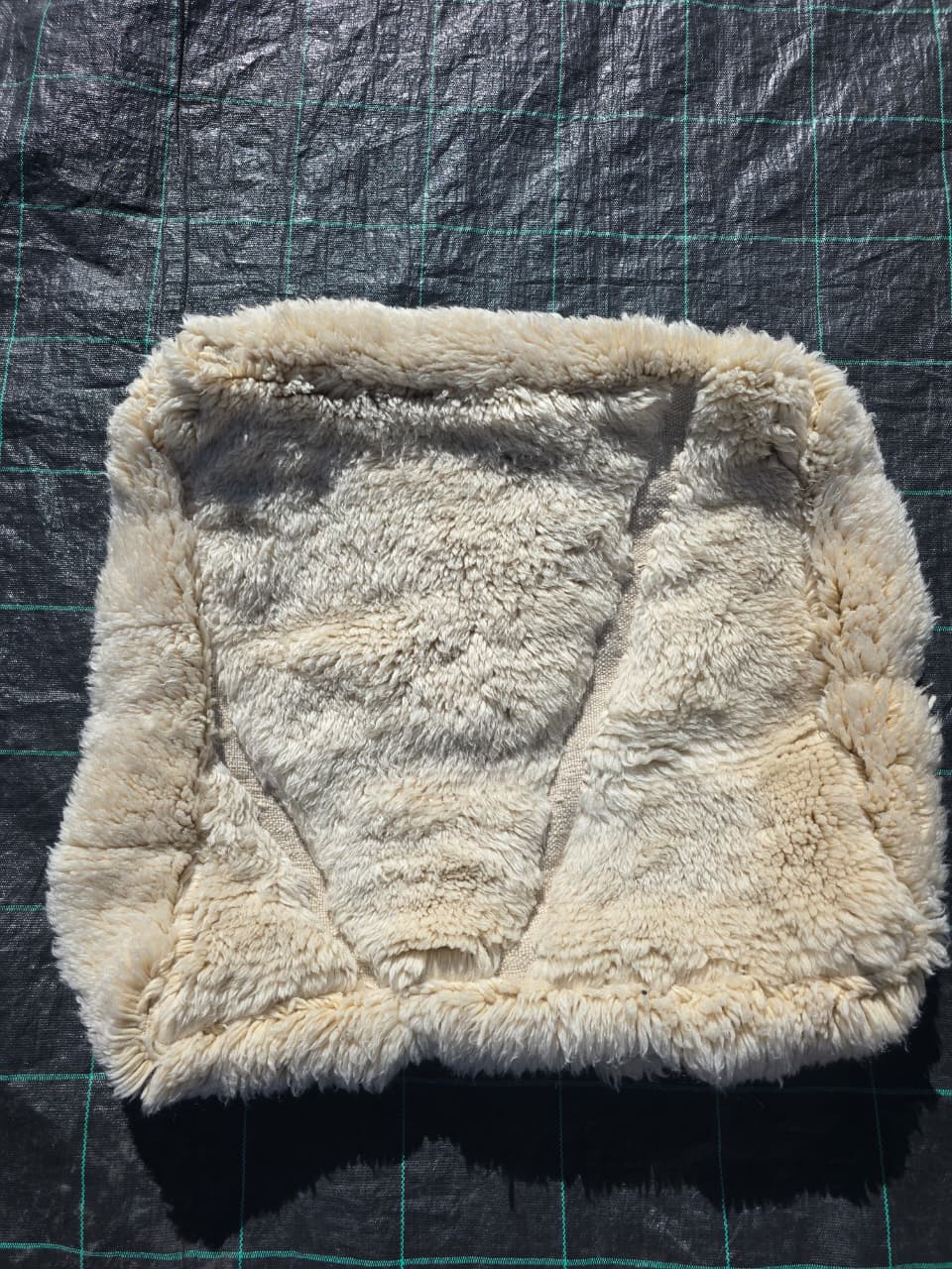 Draft - Moroccan pouf, colorful Berber pouf - 60 x 60 cm - No. 112