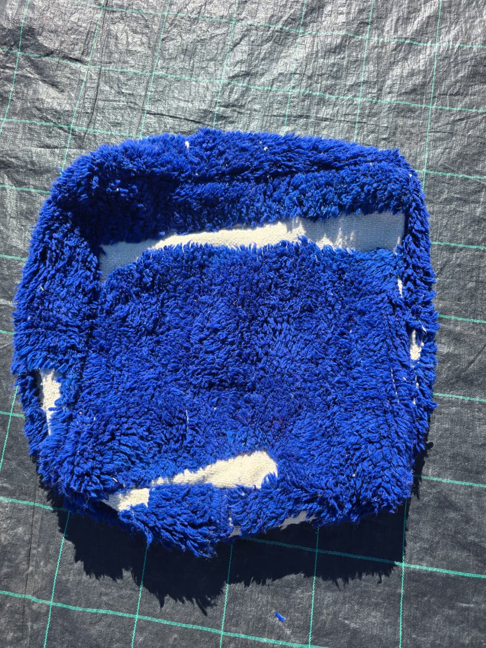 Marokkalainen rahi, värillinen berberirahi - 60 x 60 cm - n°134