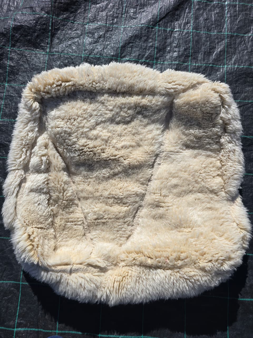 Marokkolainen rahi, värikkäät berberirahi - 60 x 60 cm - n°114