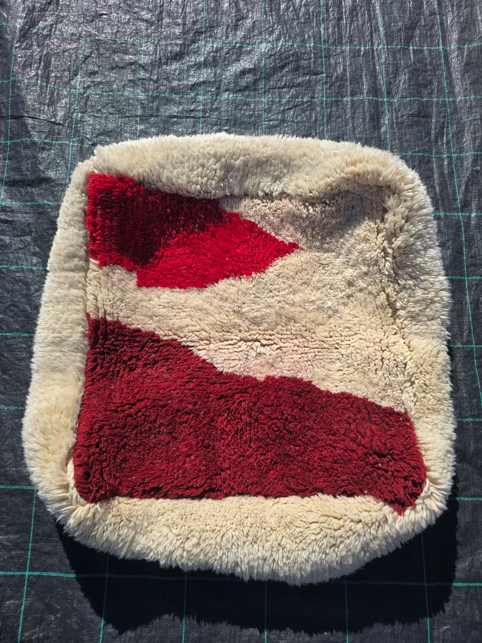 Marokkalainen puuf, värikkäät berberipuufit - 60 x 60 cm - n°116