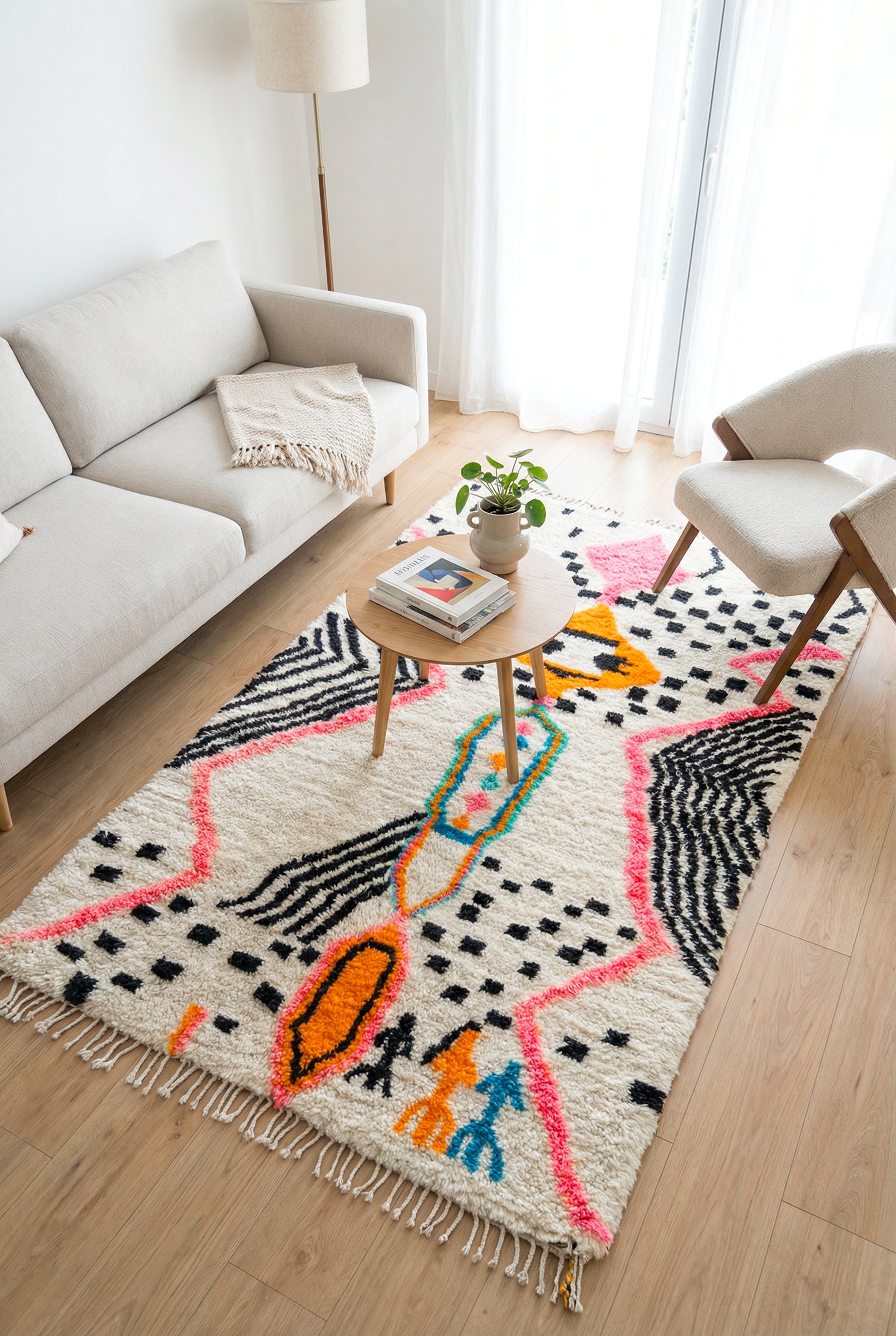 Colorful Berber rug 150 x 256 cm - no. 2112