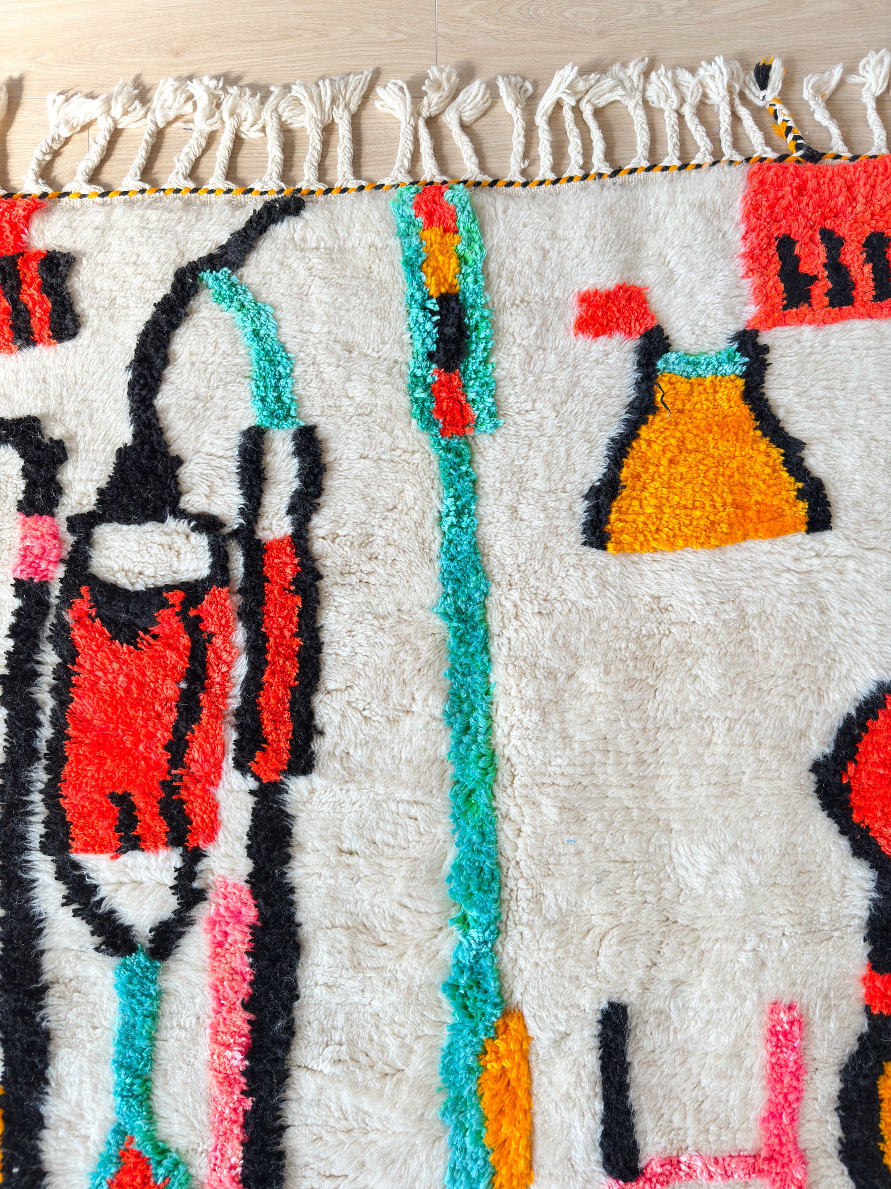 Colorful Berber rug 150 x 267 cm - No. 2487