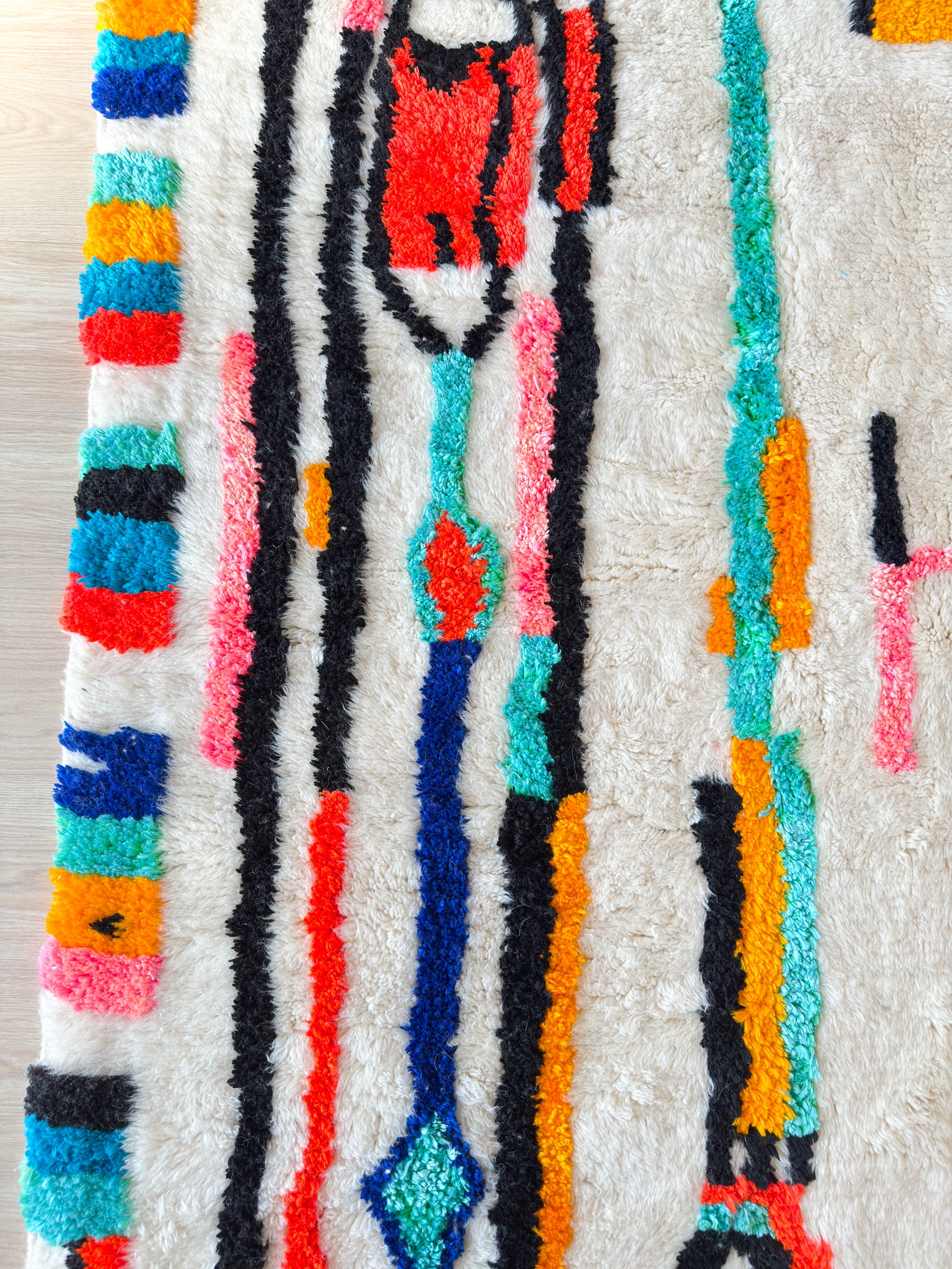 Colorful Berber rug 150 x 267 cm - No. 2487