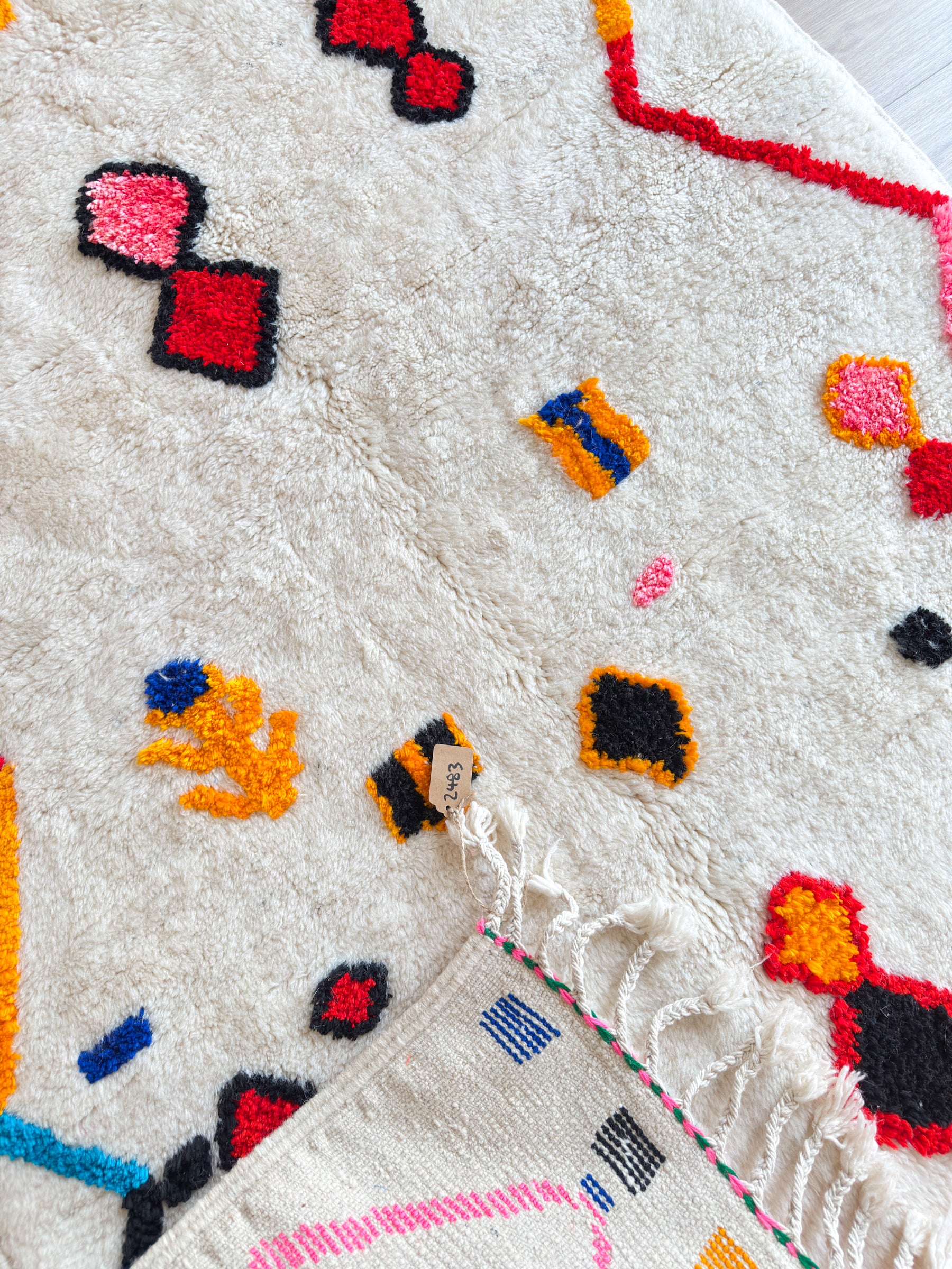 Colorful Berber rug 143 x 234 cm - No. 2483