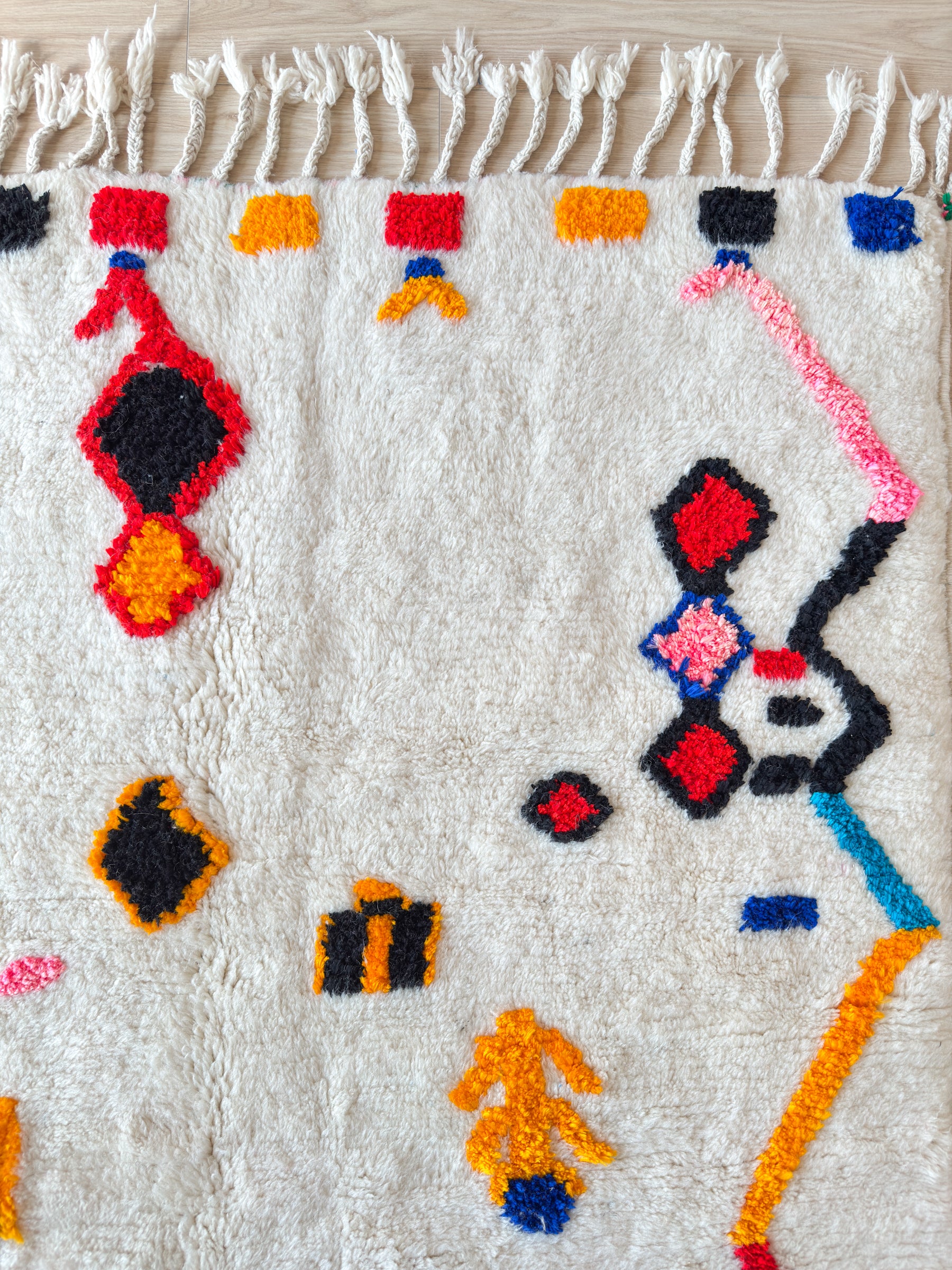 Colorful Berber rug 143 x 234 cm - No. 2483