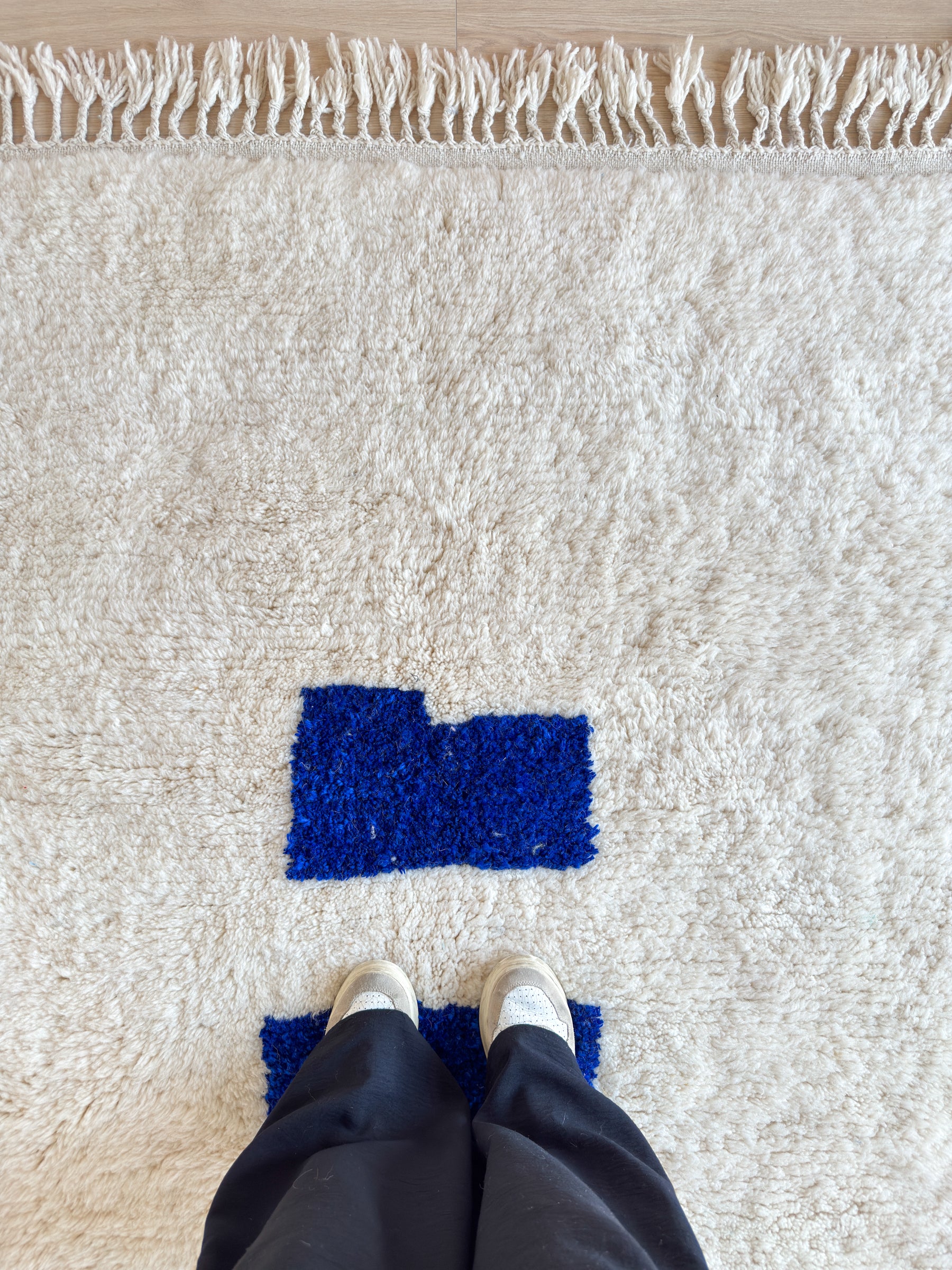 Colorful Berber rug 155 x 220 cm - No. 2478