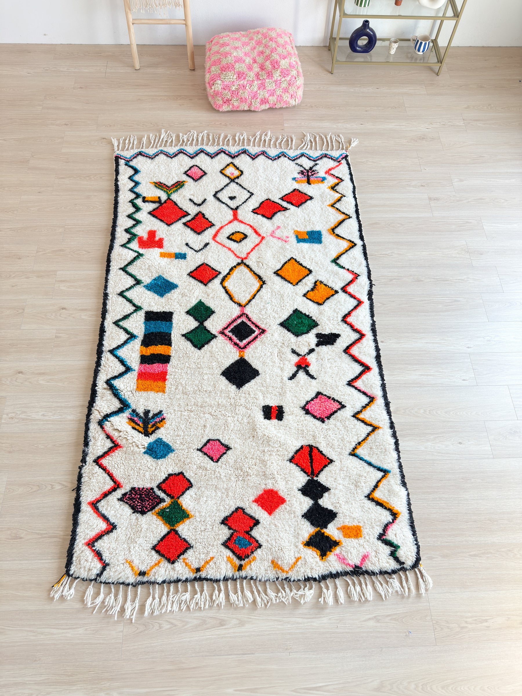 Colorful Berber rug 153 x 280 cm - No. 2480