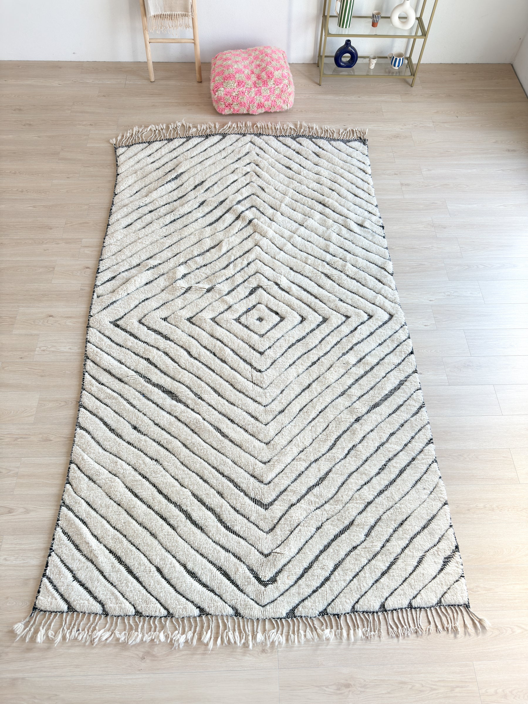 Beni Ouarain Teppich 195 x 360 cm – Nr. 2501