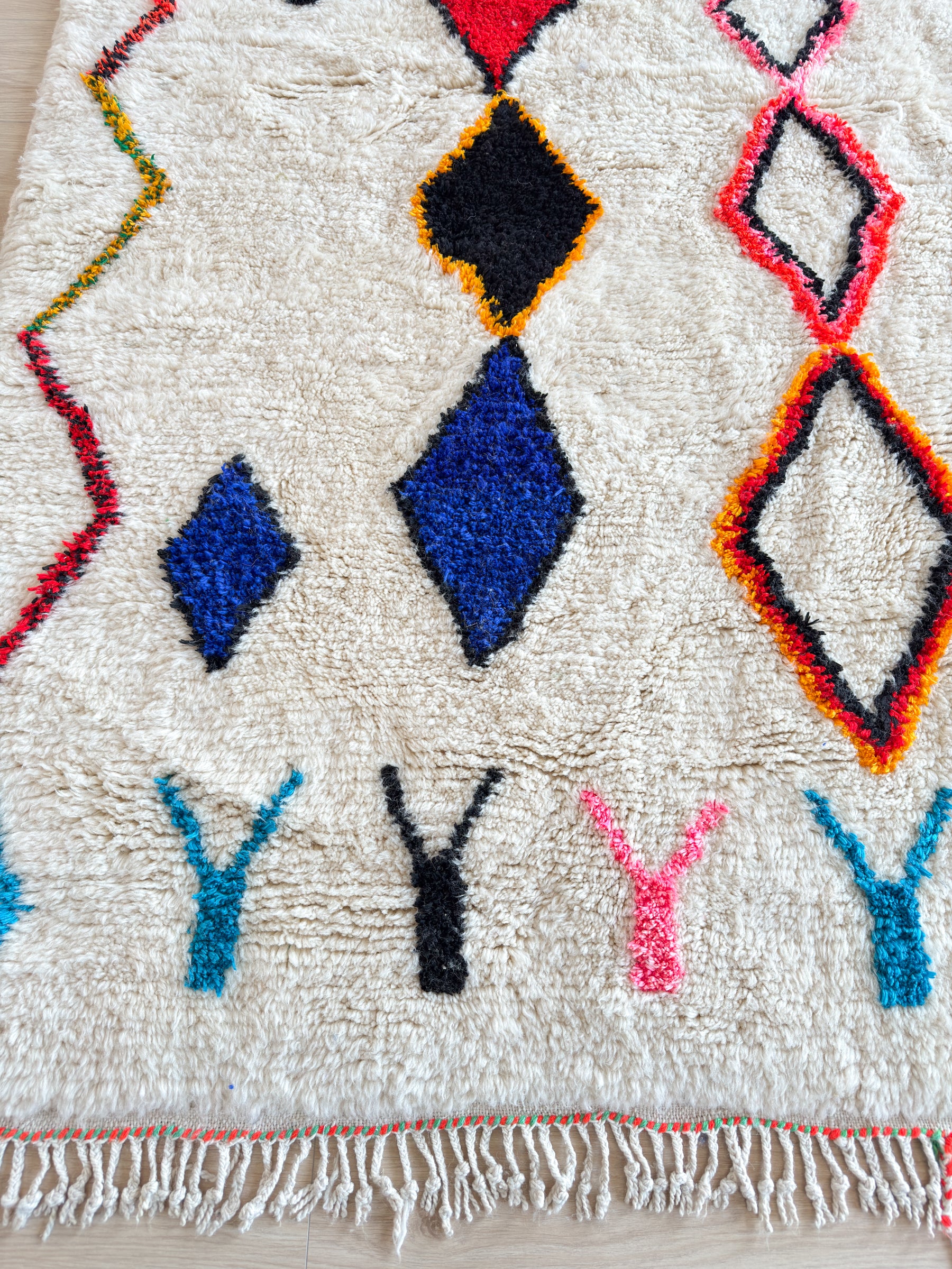 Colorful Berber rug 210 x 327 cm - No. 2477