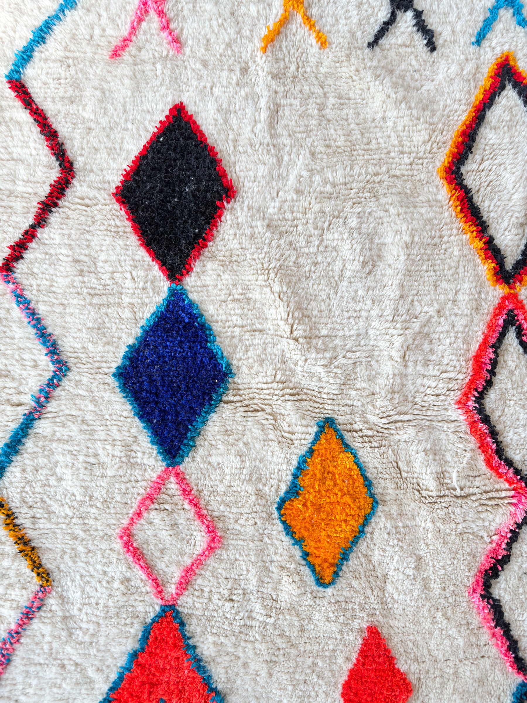 Colorful Berber rug 210 x 327 cm - No. 2477