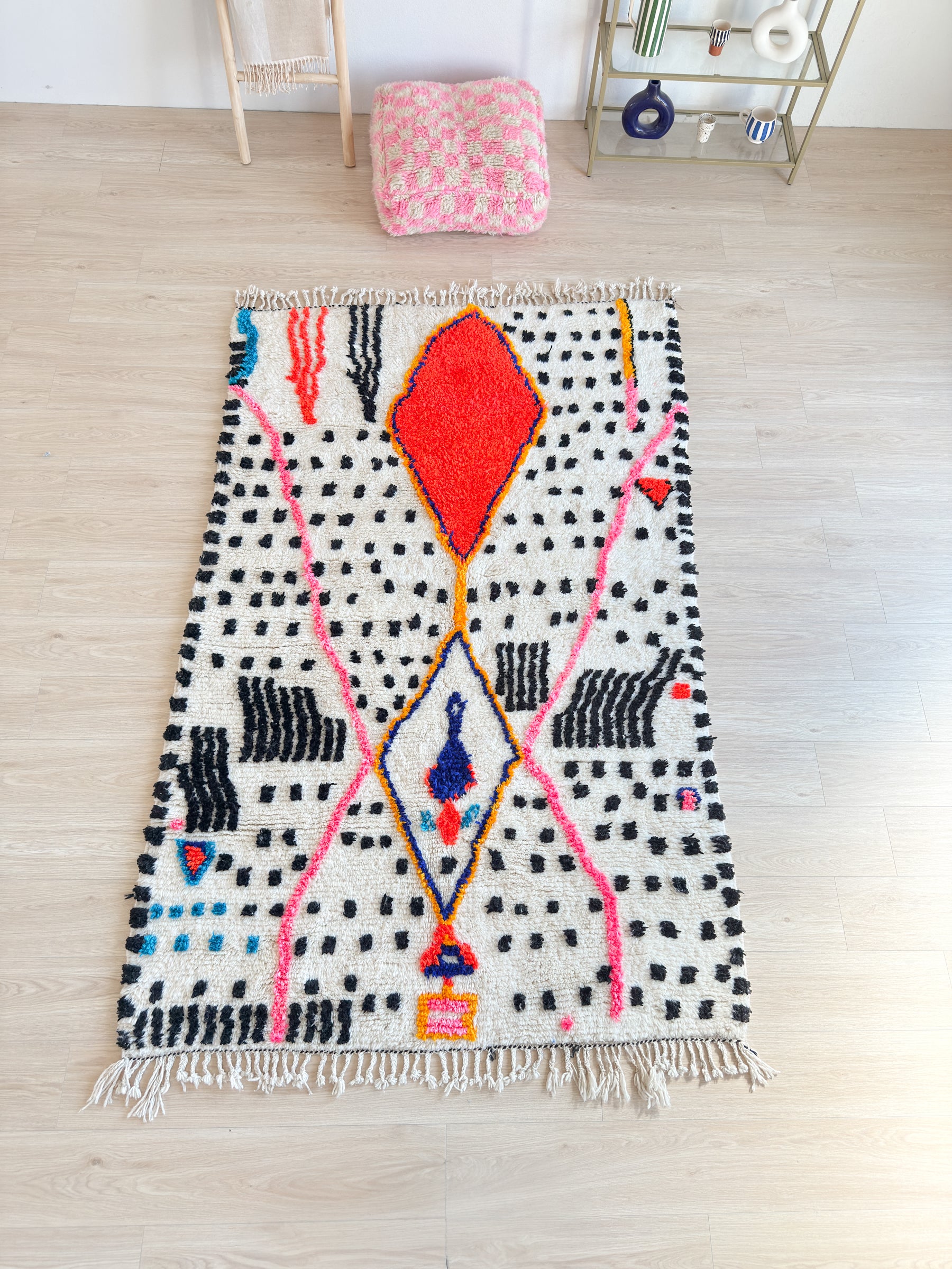 Tapis berbère coloré 155 x 260 cm - n°2497