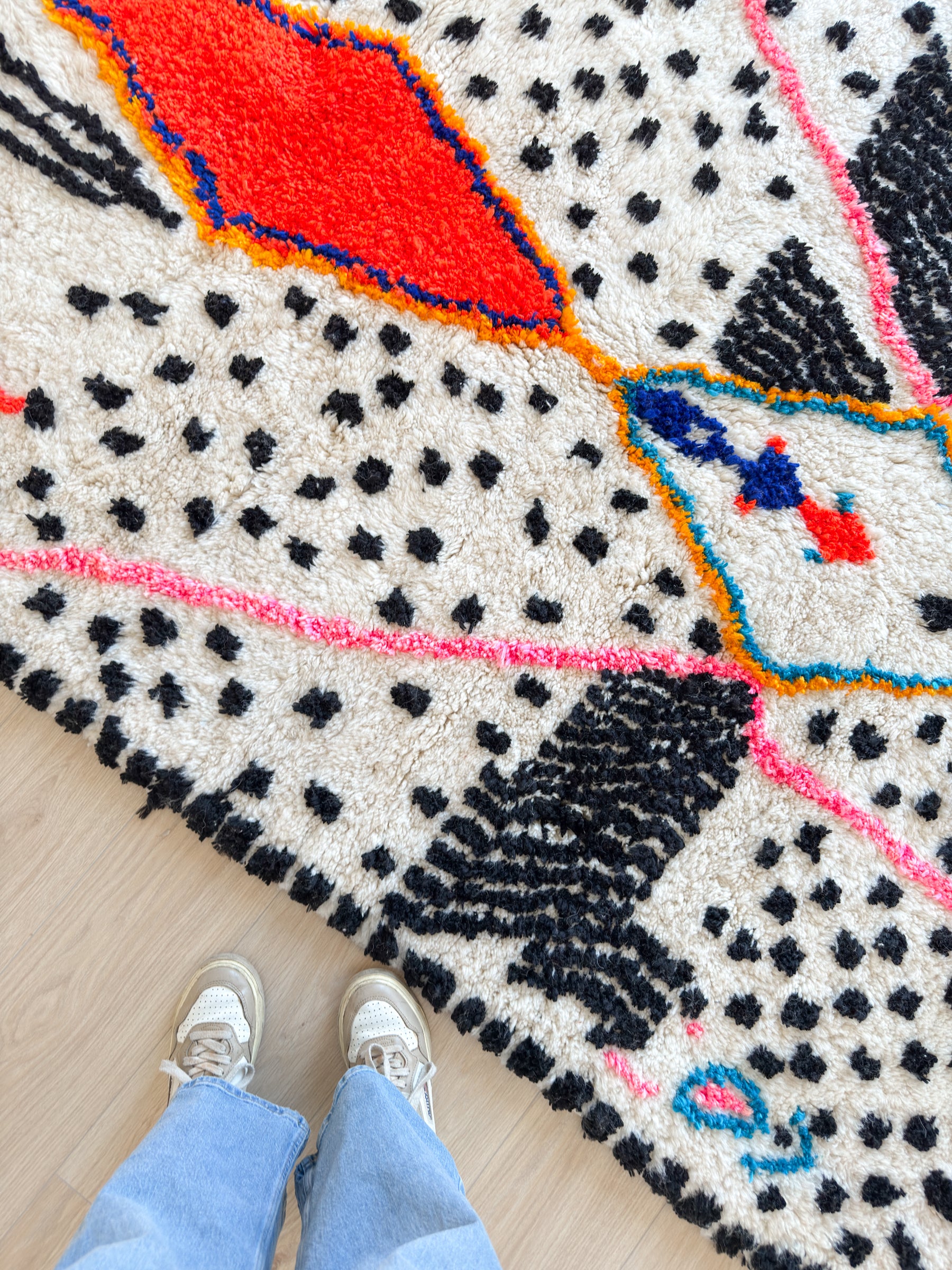 Tapis berbère coloré 157 x 220 cm - n°2492