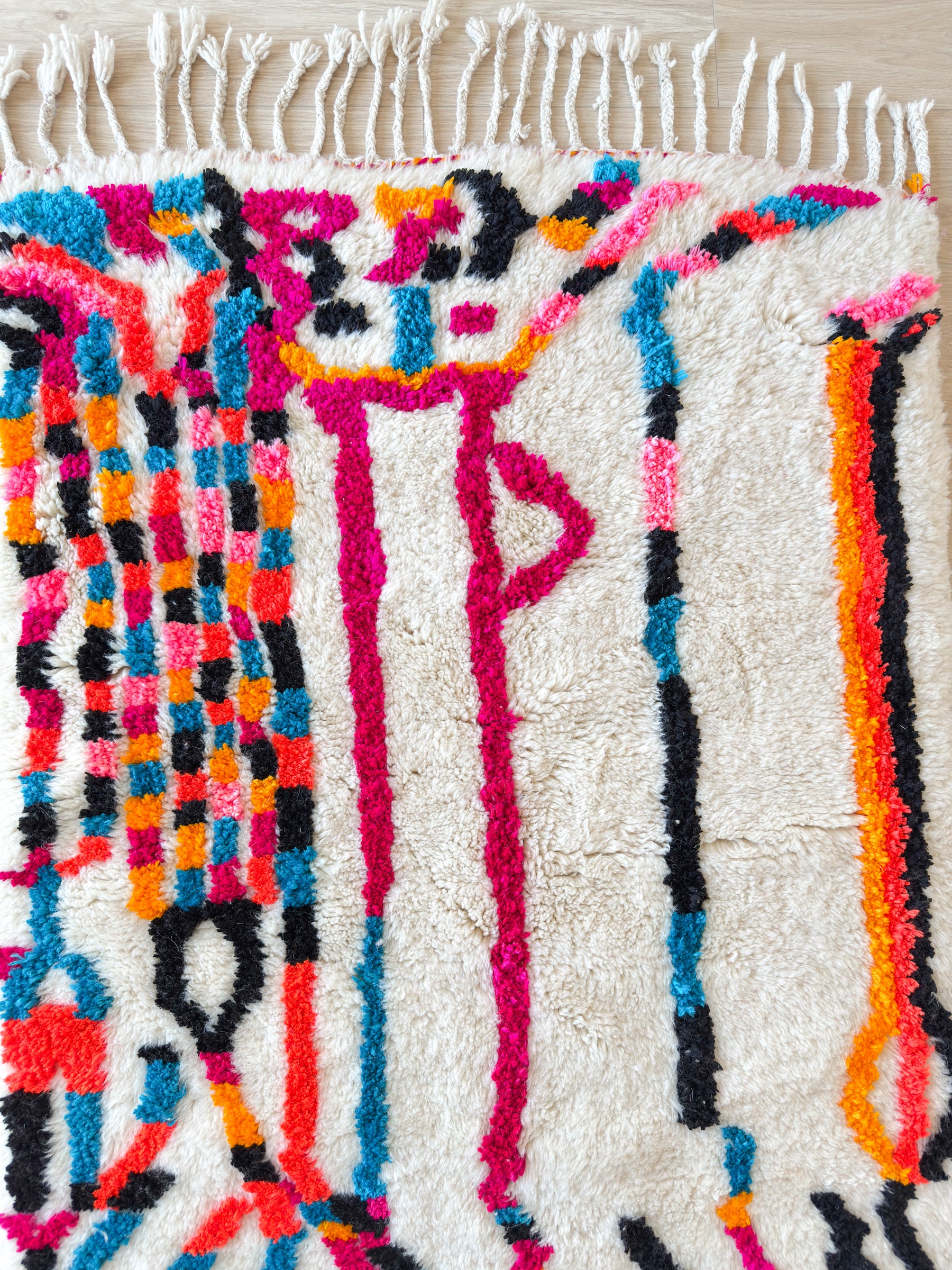 Tapis berbère coloré 103 x 185 cm - n°2509
