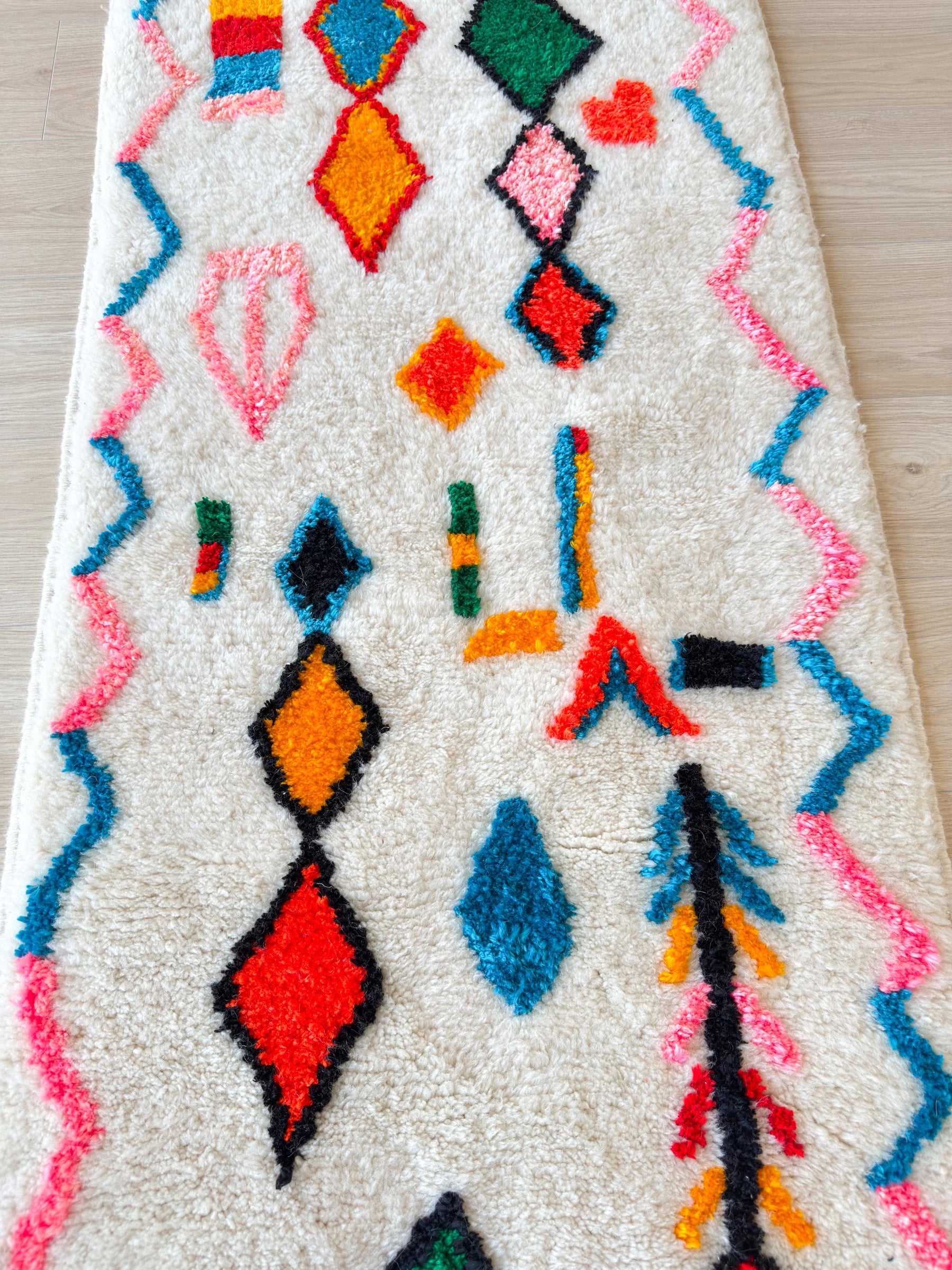 Kleurrijk Berbers loperkleed 77 x 342 cm - nr. 2433