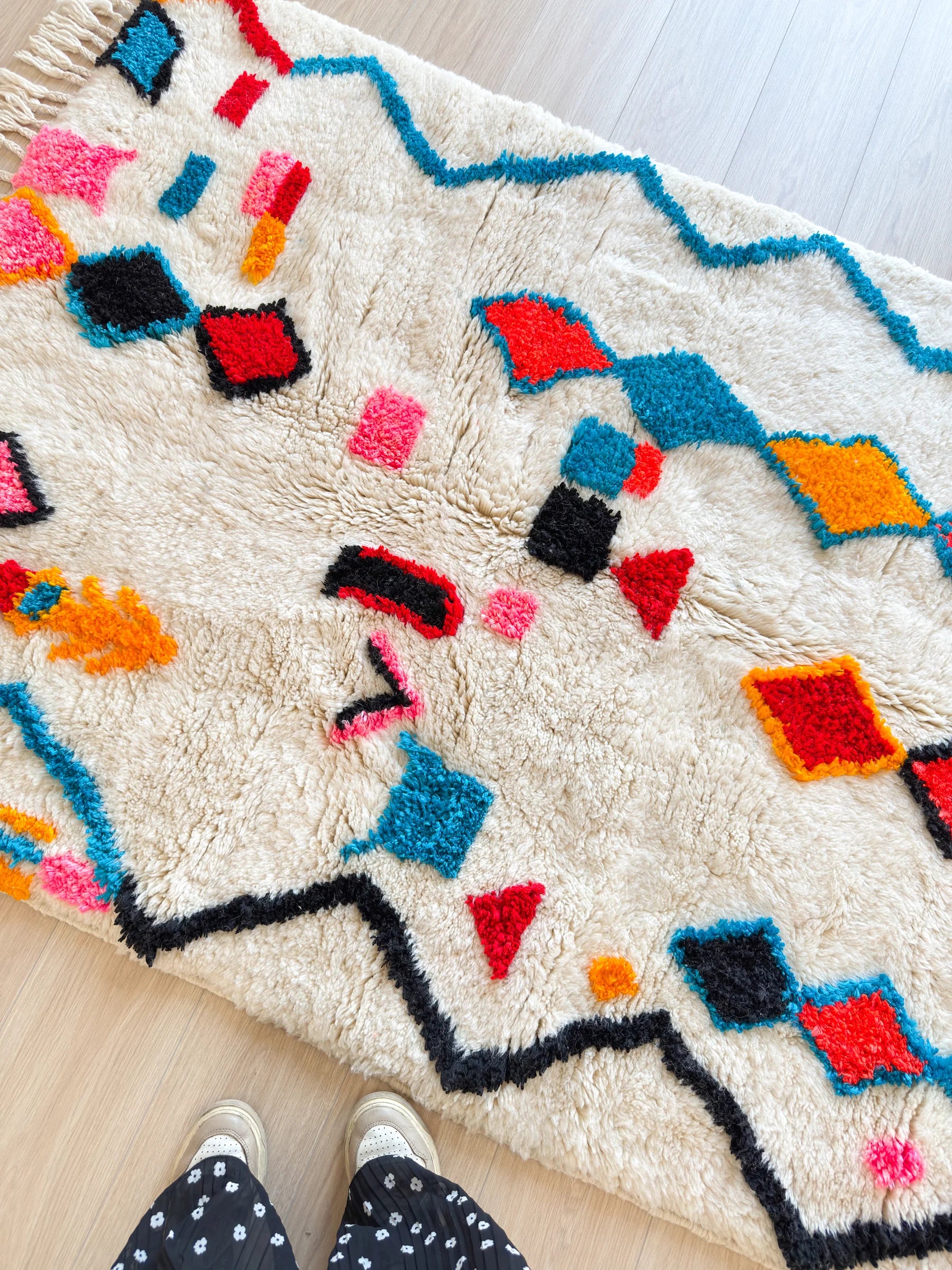 Kleurrijk berbers tapijt 137 x 250 cm - n°2566