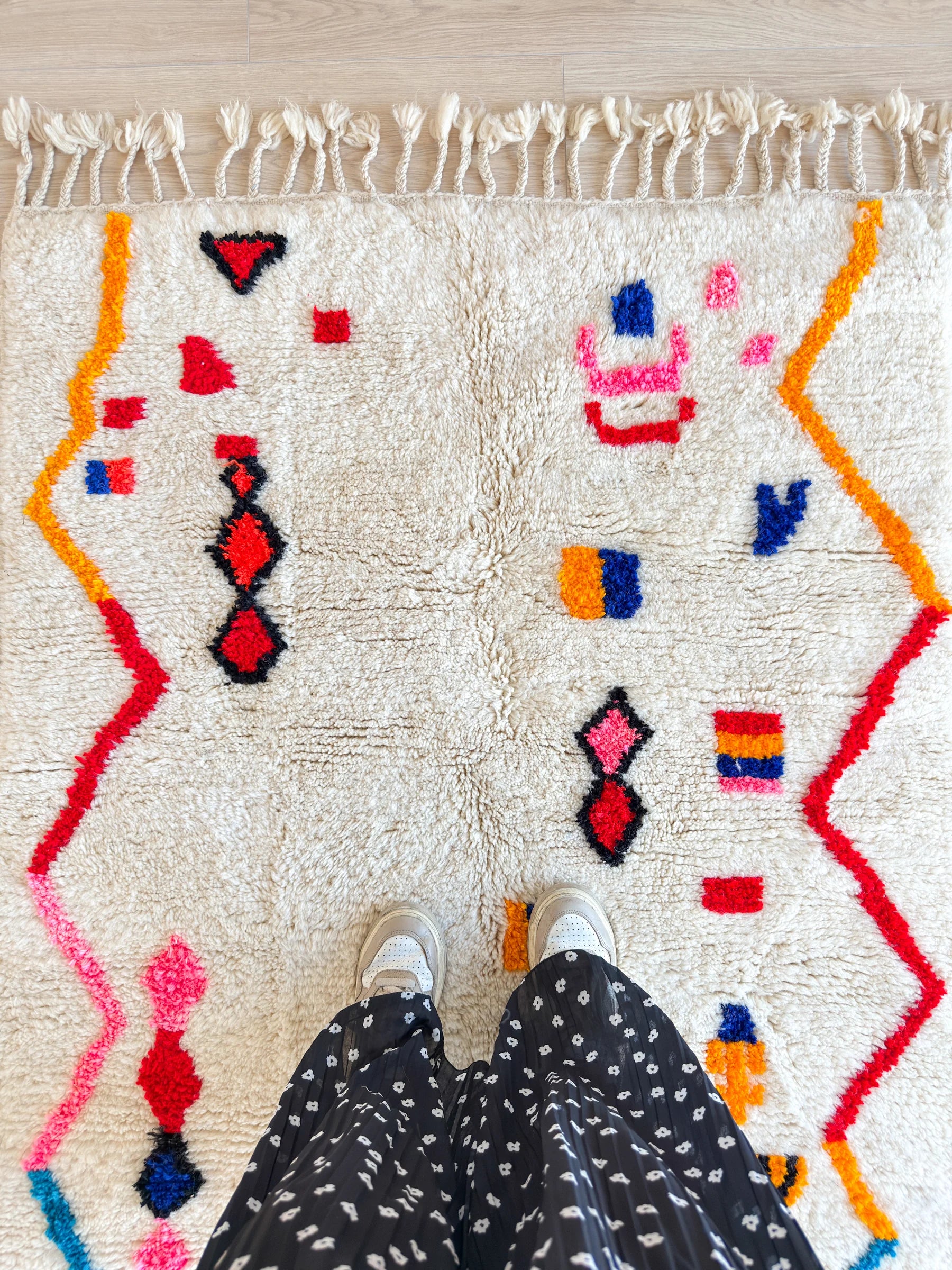 Colorful Berber Rug 119 x 203 cm - n°2567