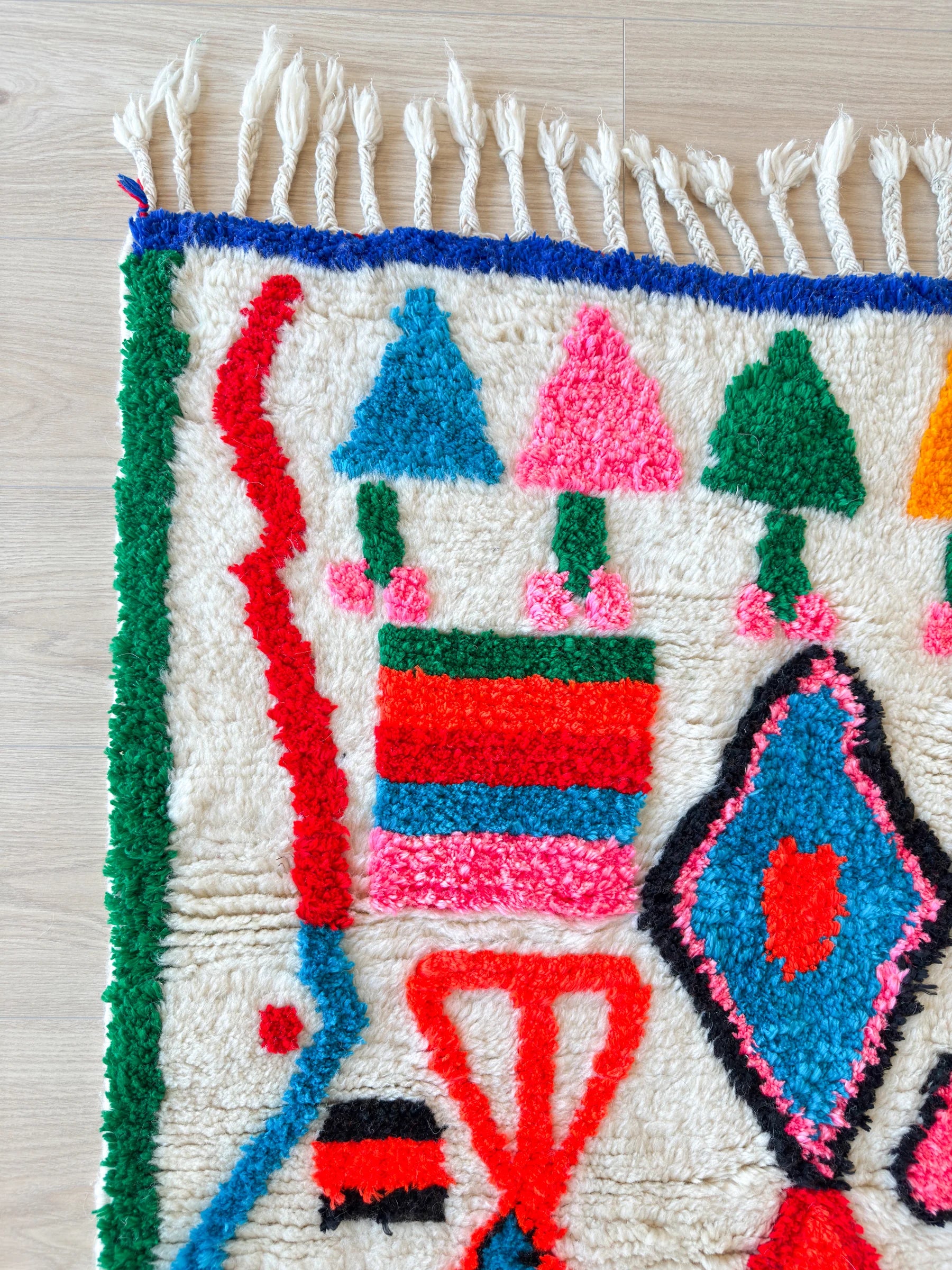 Colorful Berber Rug 97 x 163 cm - n°2555