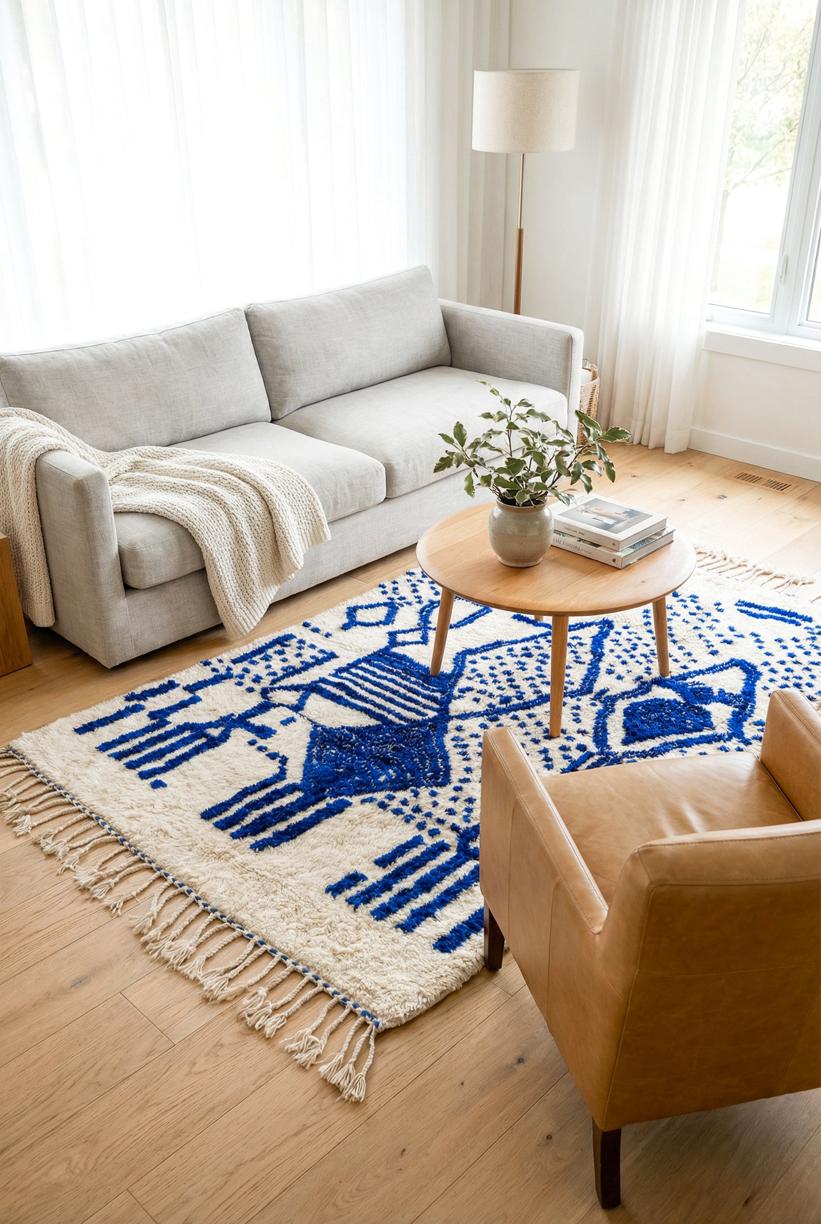 Tapis berbère coloré 144 x 235 cm - n°2431