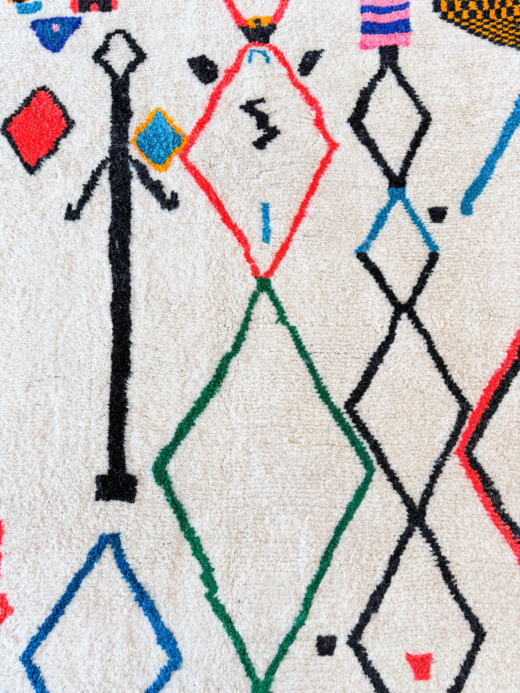 Bunter Berberteppich 159 x 302 cm - Nr. 2583