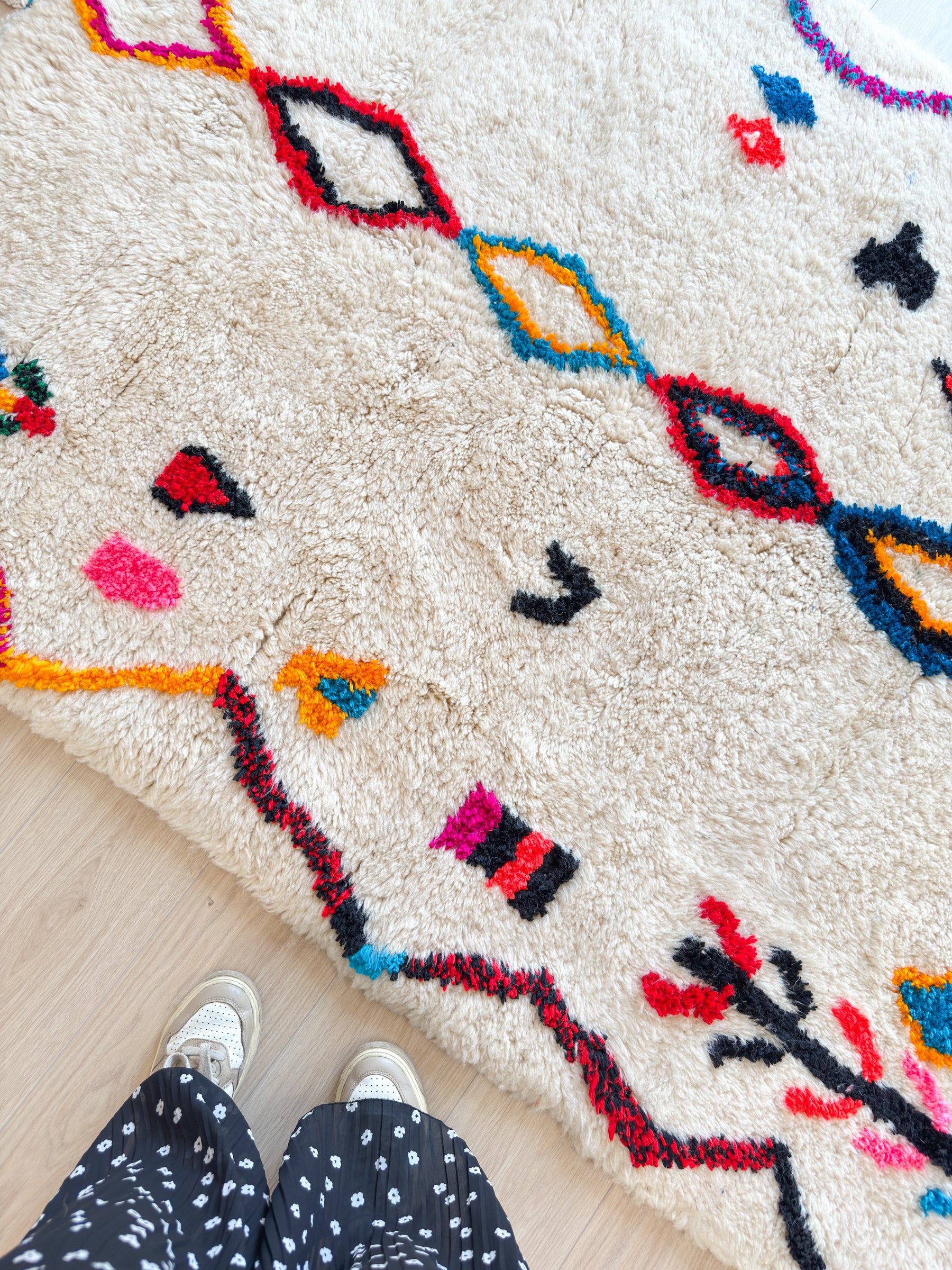 Tapis berbère coloré 150 x 266 cm - n°2610