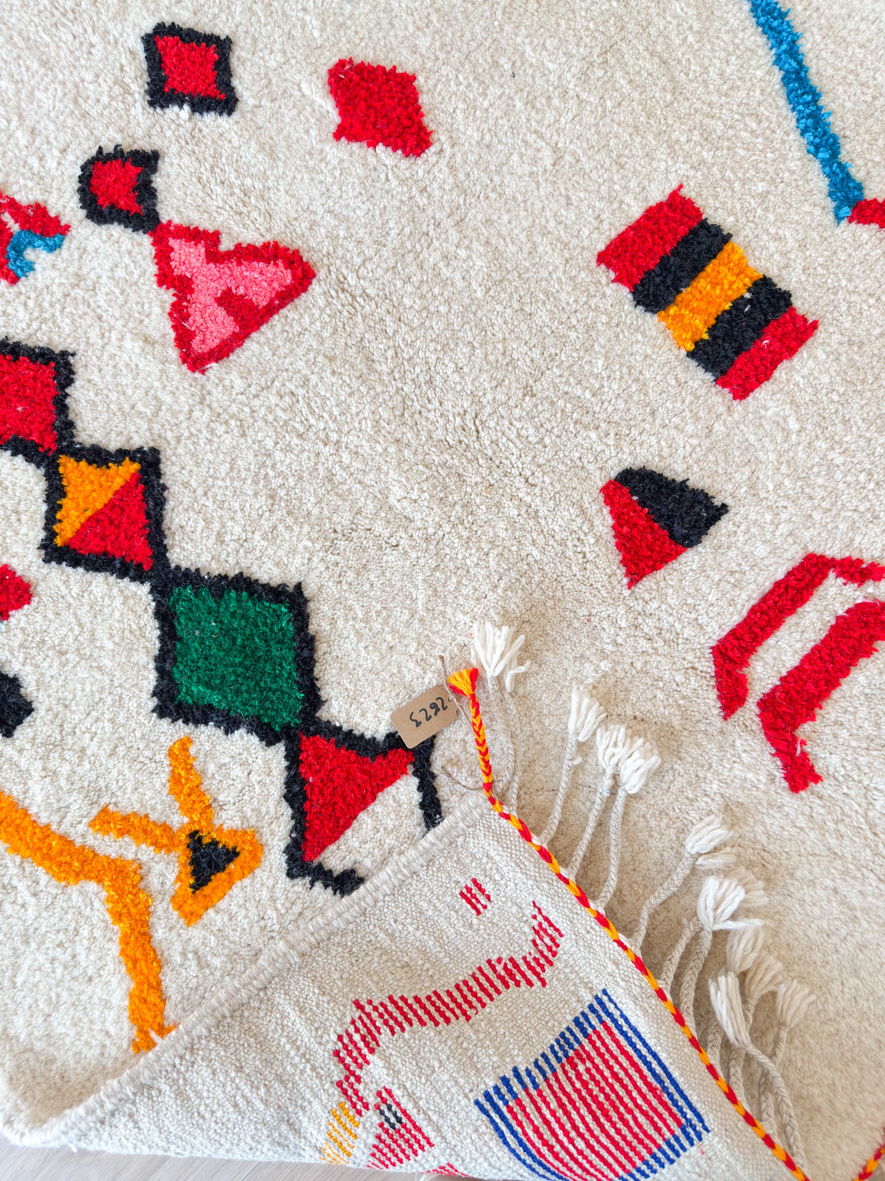 Tapis berbère coloré 155 x 284 cm - n°2623