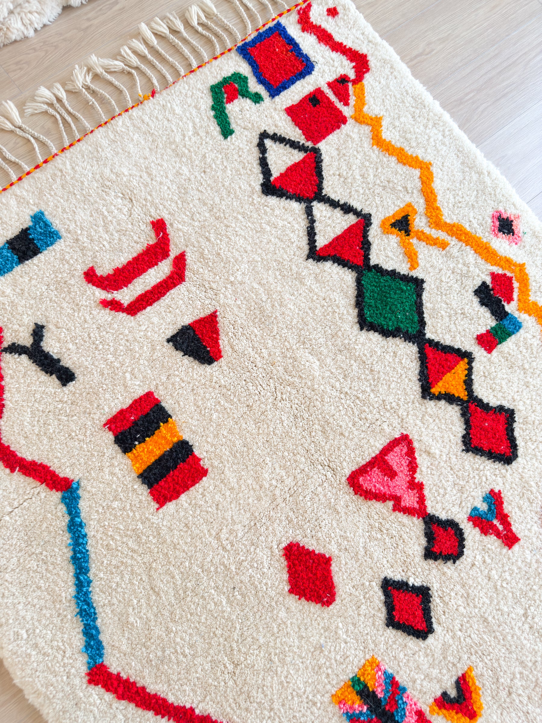 Tapis berbère coloré 155 x 284 cm - n°2623