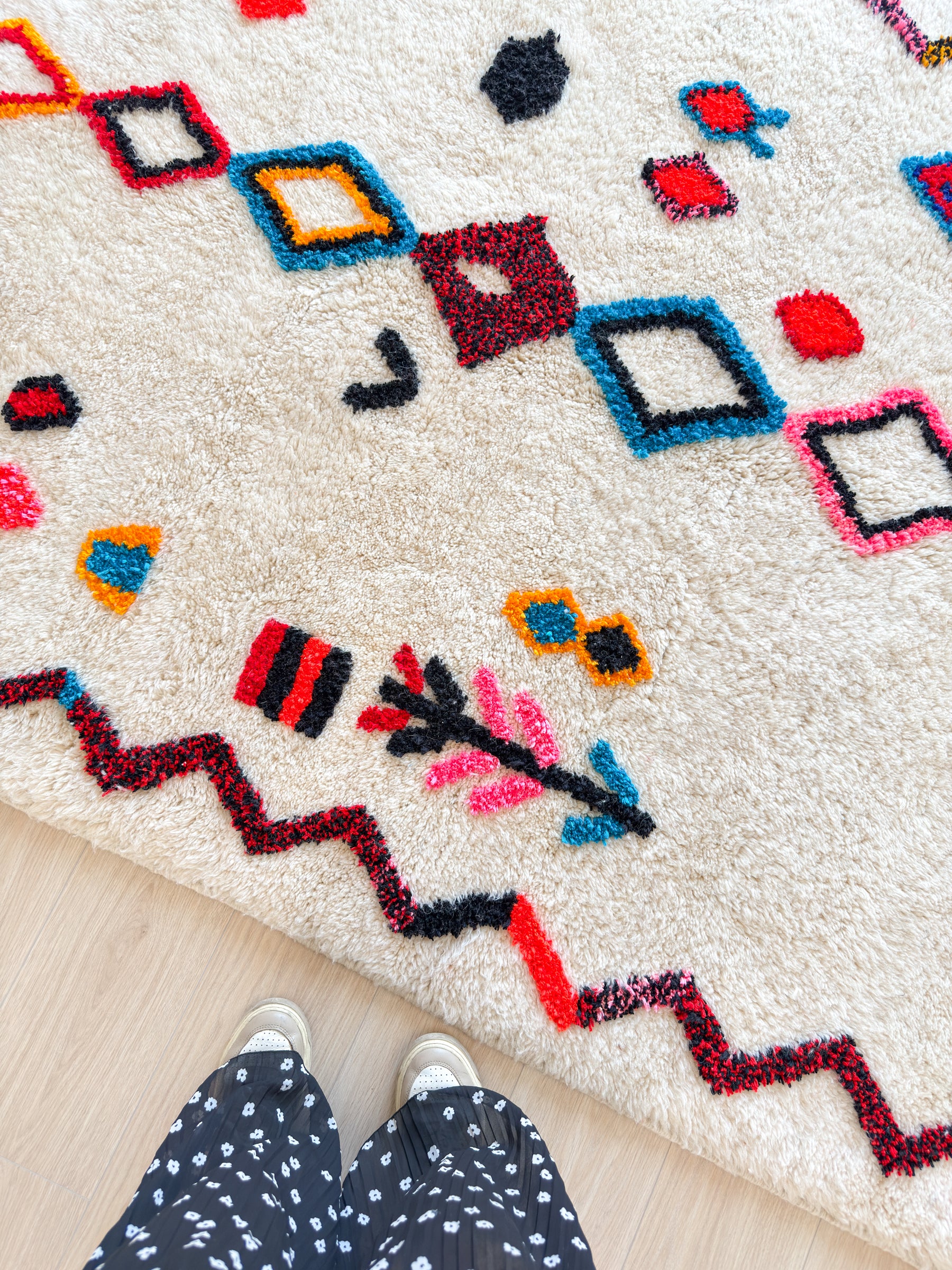 Tapis berbère coloré 165 x 278 cm - n°2612