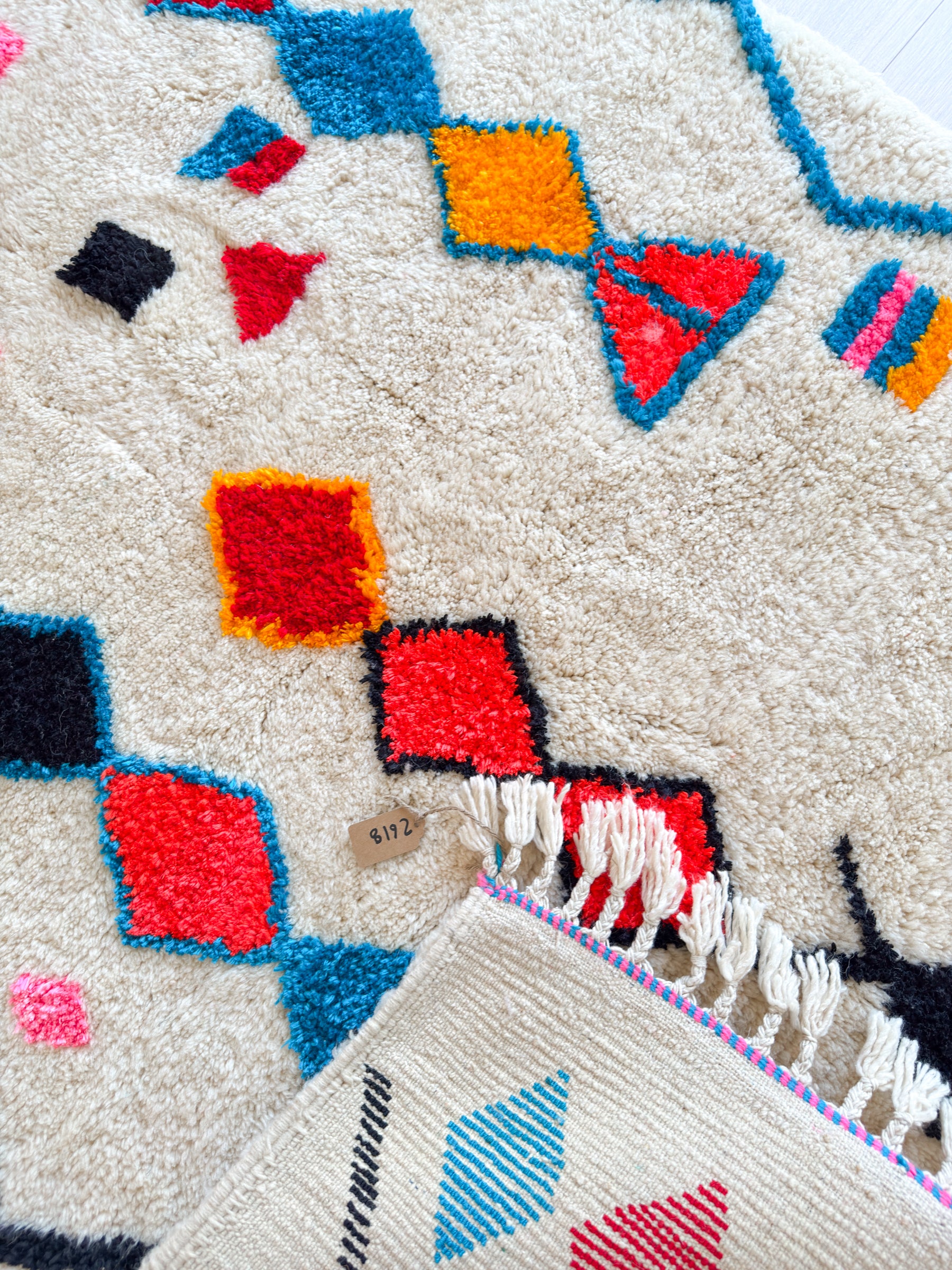 Tapis berbère coloré 148 x 240 cm - n°2618