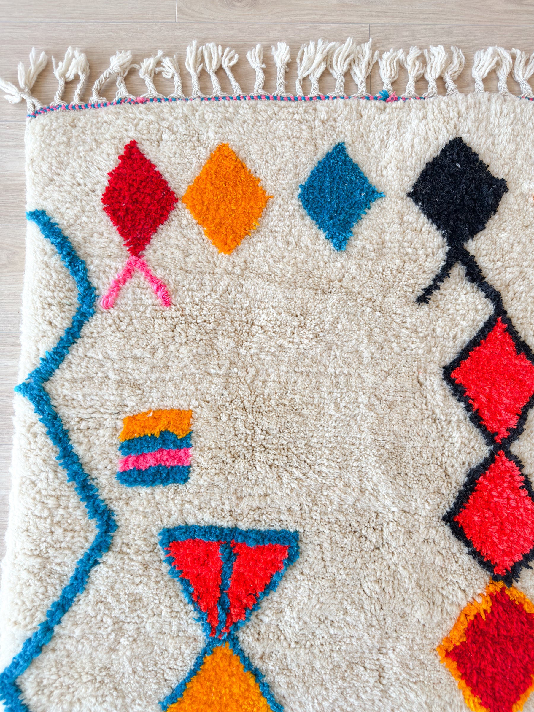 Tapis berbère coloré 148 x 240 cm - n°2618