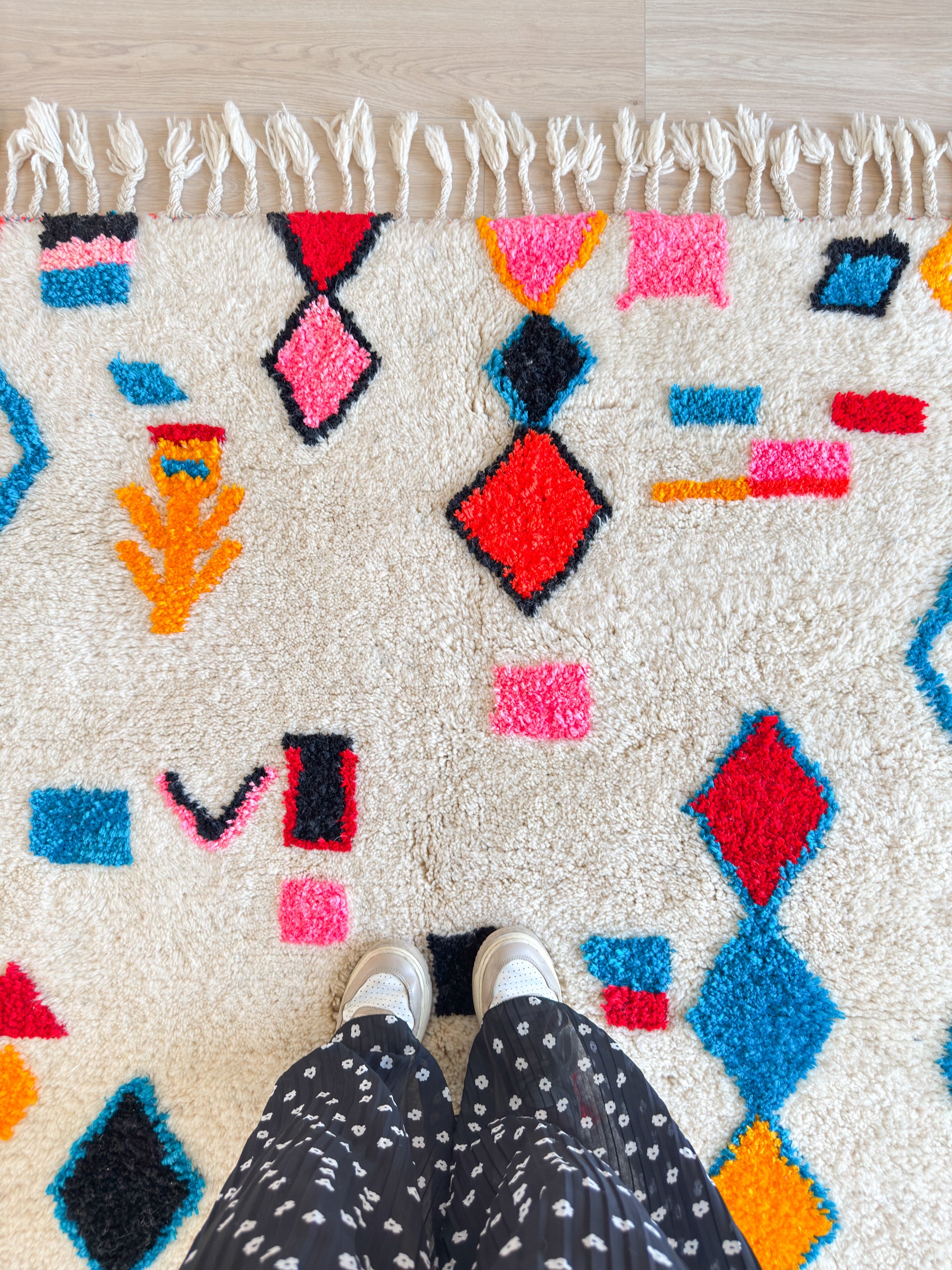 Tapis berbère coloré 148 x 240 cm - n°2618