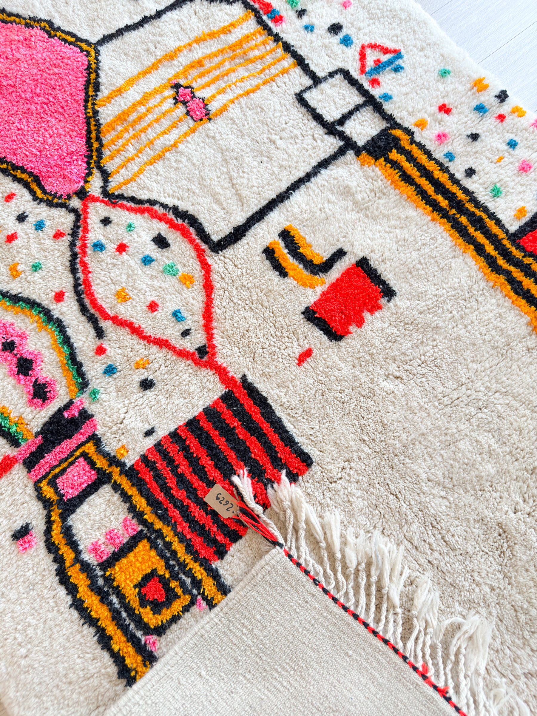 Tapis berbère coloré 169 x 283 cm - n°2629